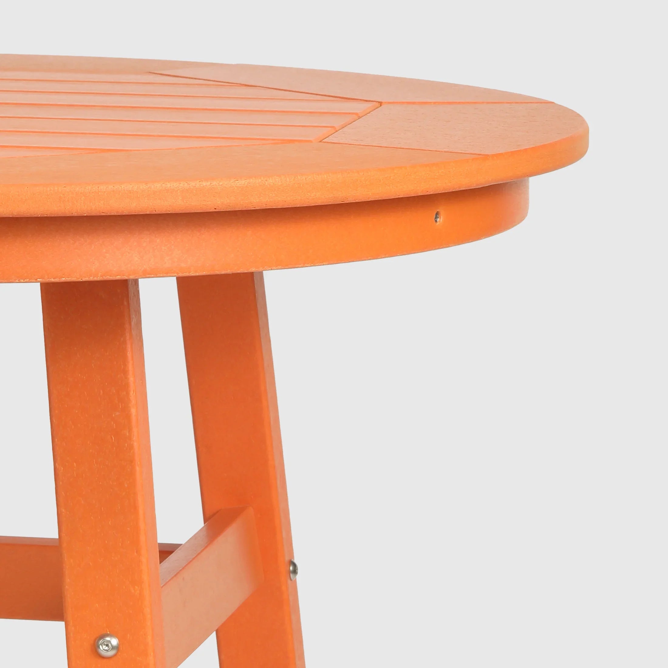 Paradise Outdoor 35" HDPE Round Patio Counter Height Bar Table