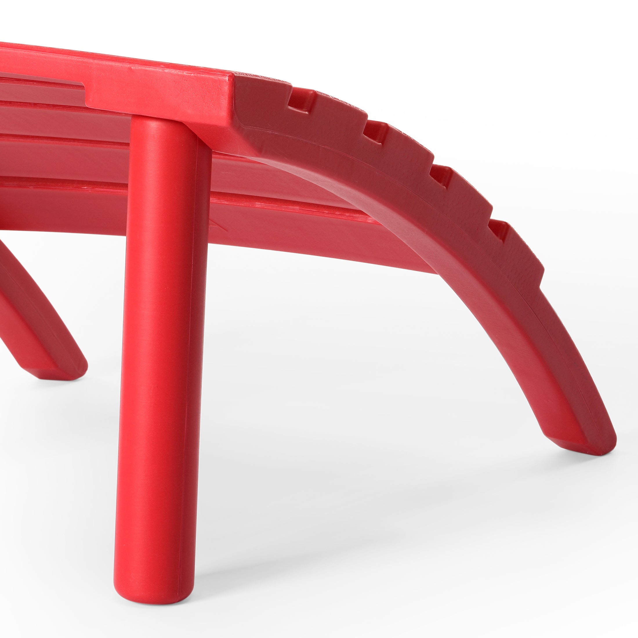 Cayman Outdoor Patio HDPE Adirondack Ottoman Footrest