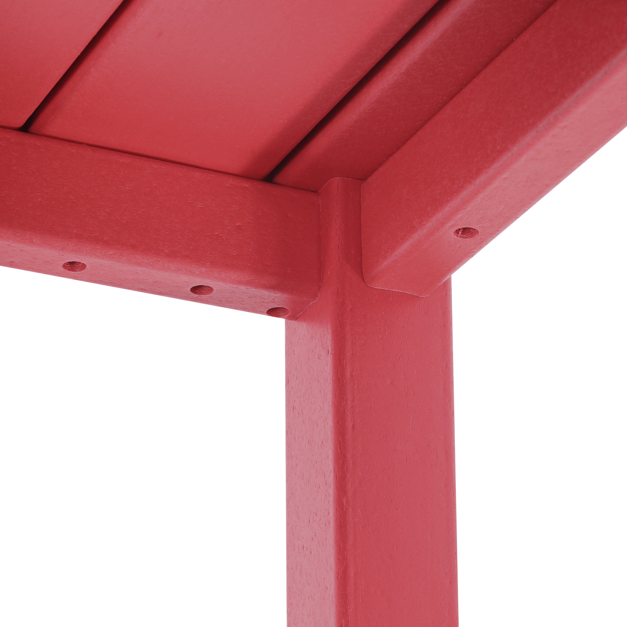 Paradise Kids Outdoor Patio Furniture HDPE 30" Wide Square Dining Table