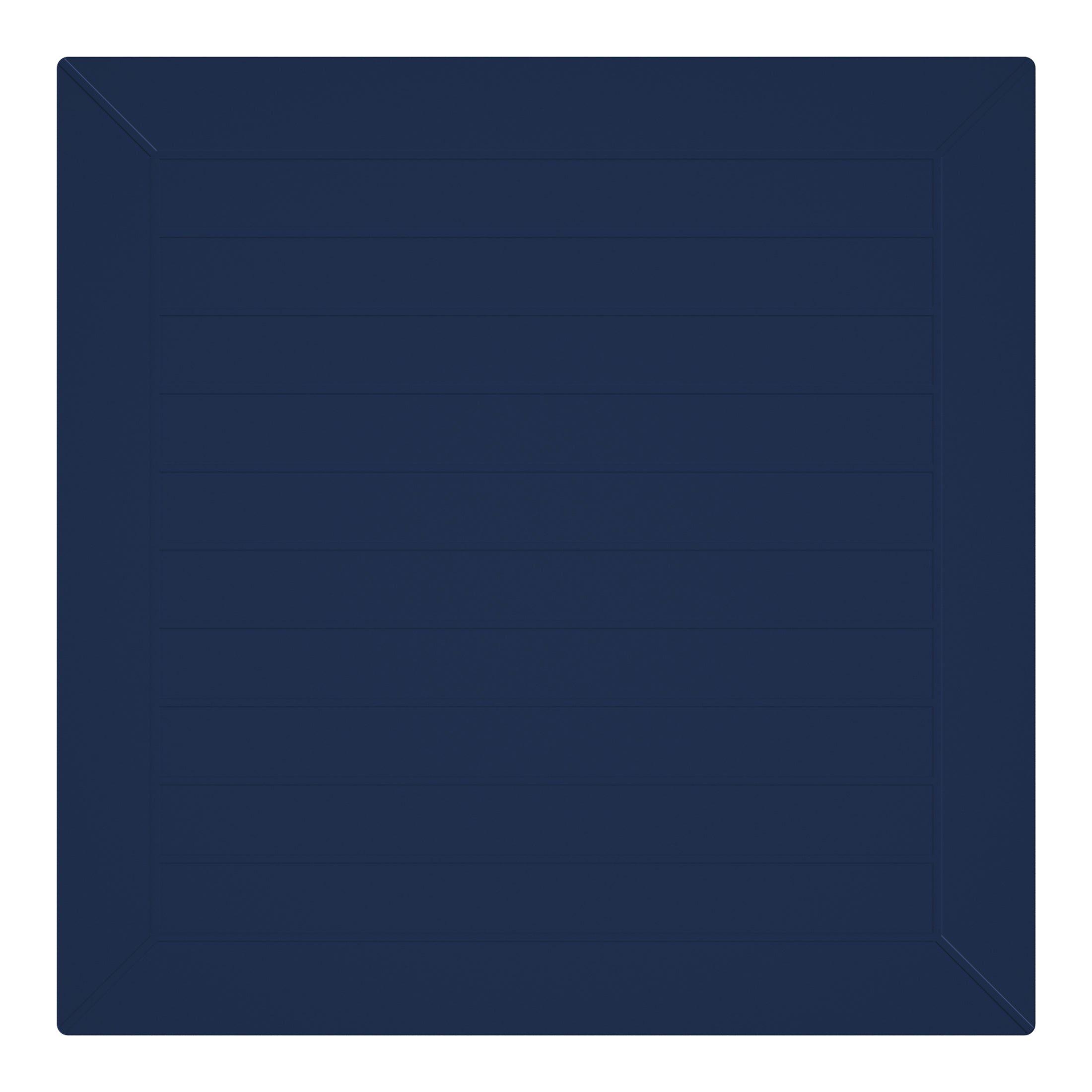 Sunshine 31.5" Square Outdoor Plastic Resin Patio Dining Table for 4