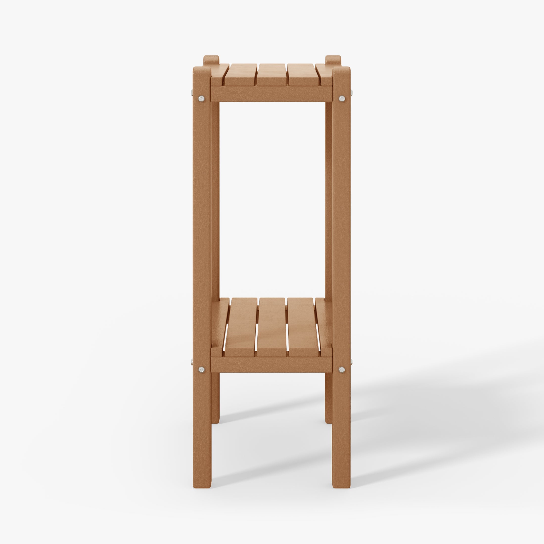 Paradise 36" Outdoor Adirondack HDPE 2-Tier Patio Side Table