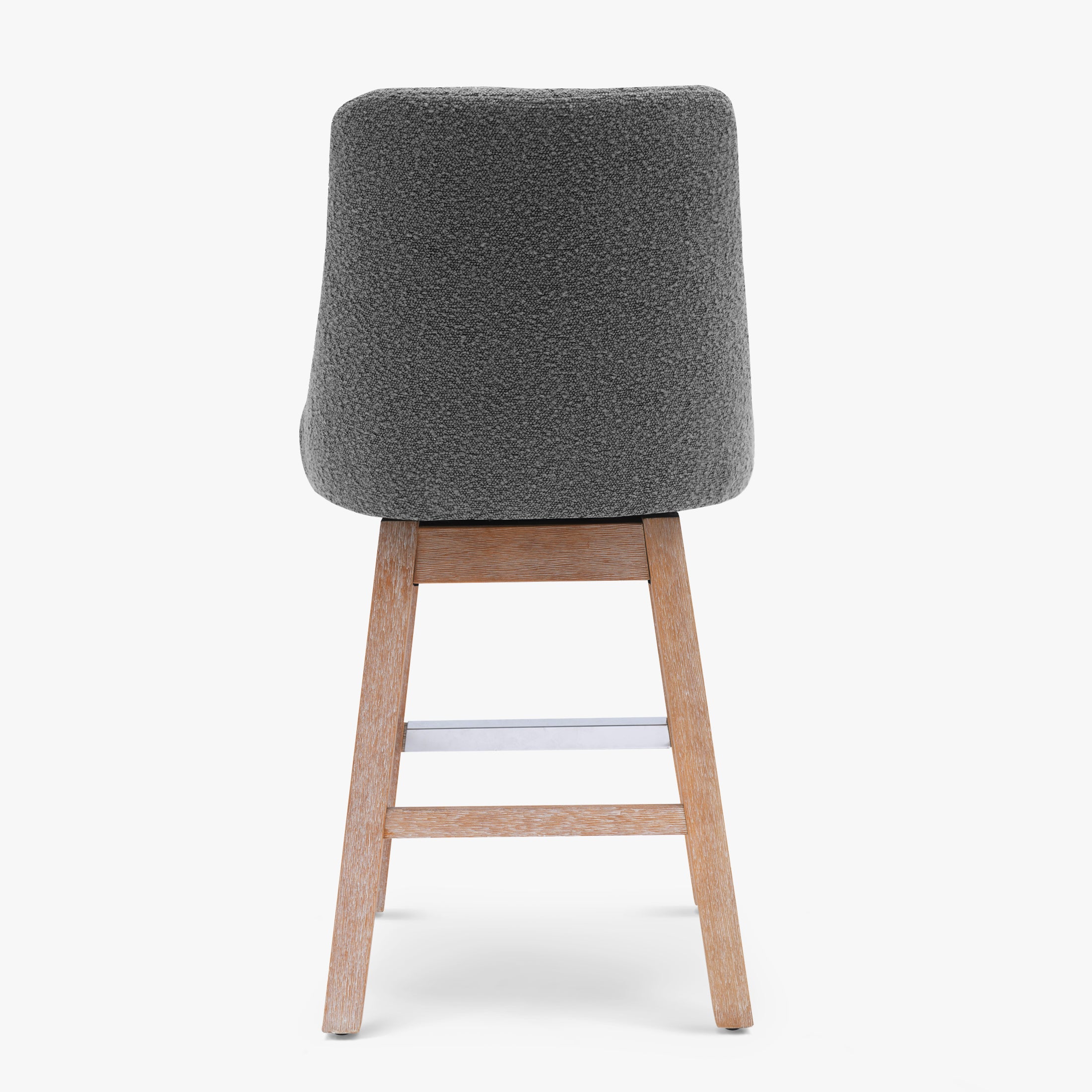 Amélie 26" Upholstered Swivel Counter Height Bar Stool