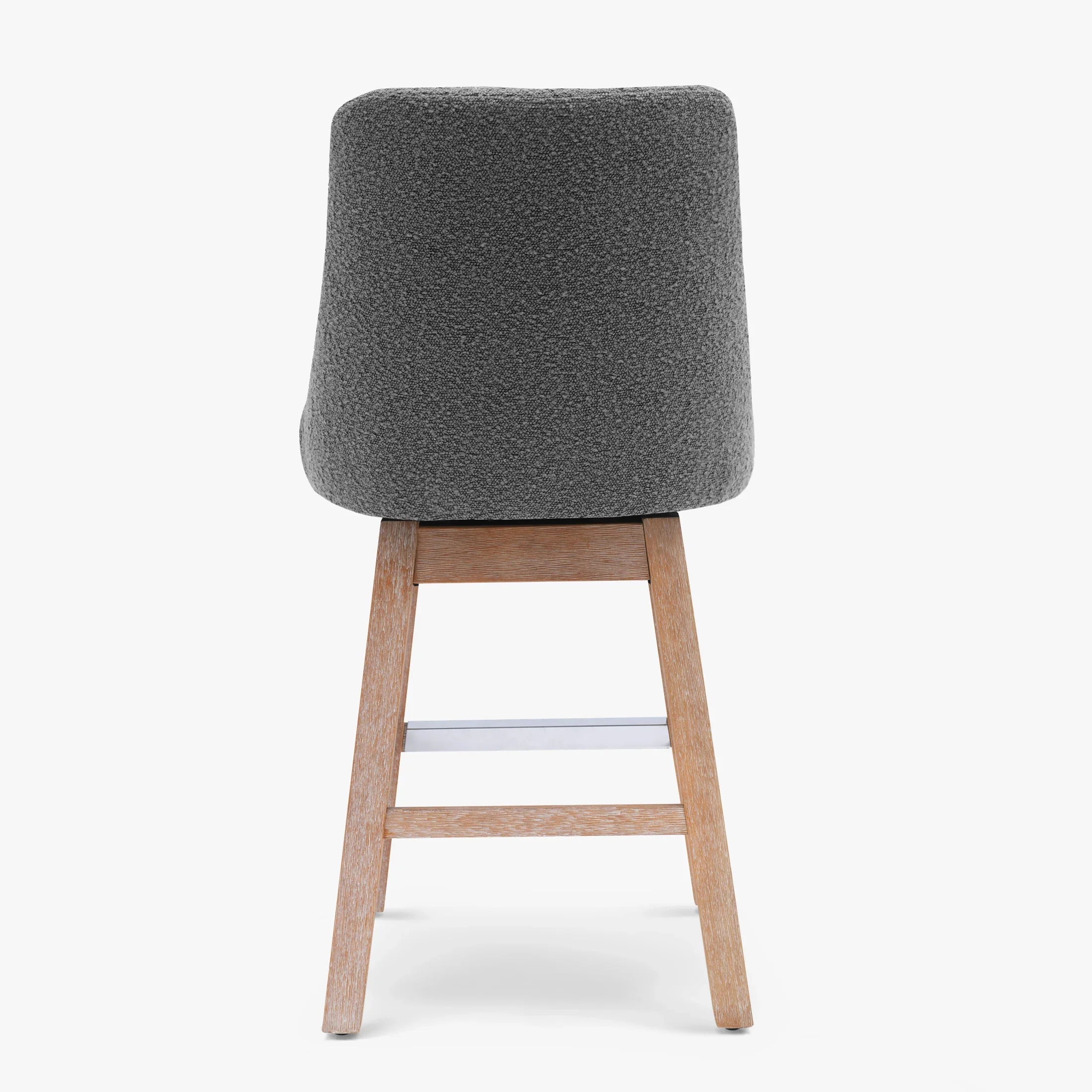 Amélie 26" Upholstered Swivel Counter Height Bar Stool