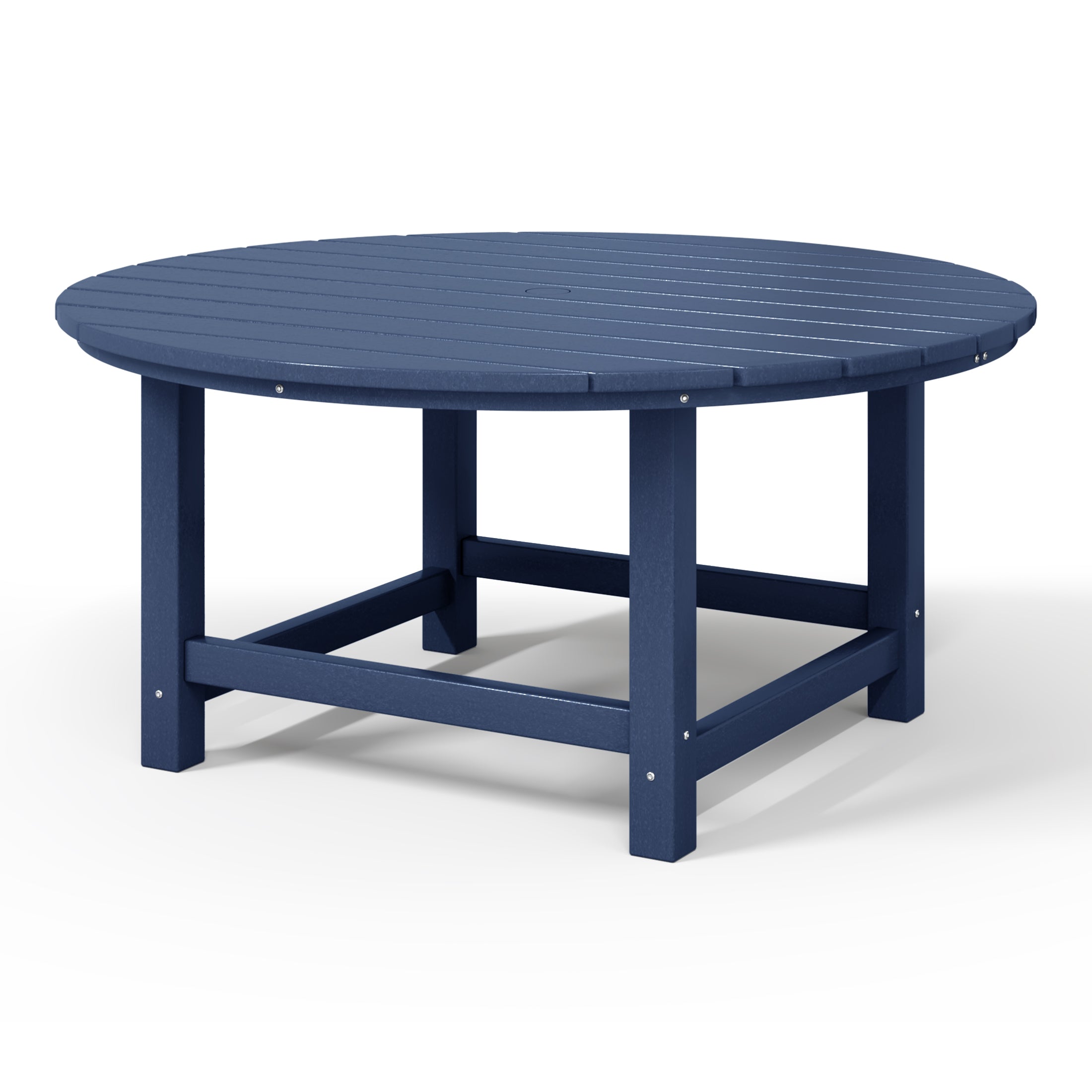 Paradise Low Outdoor HDPE Round Patio Coffee Table