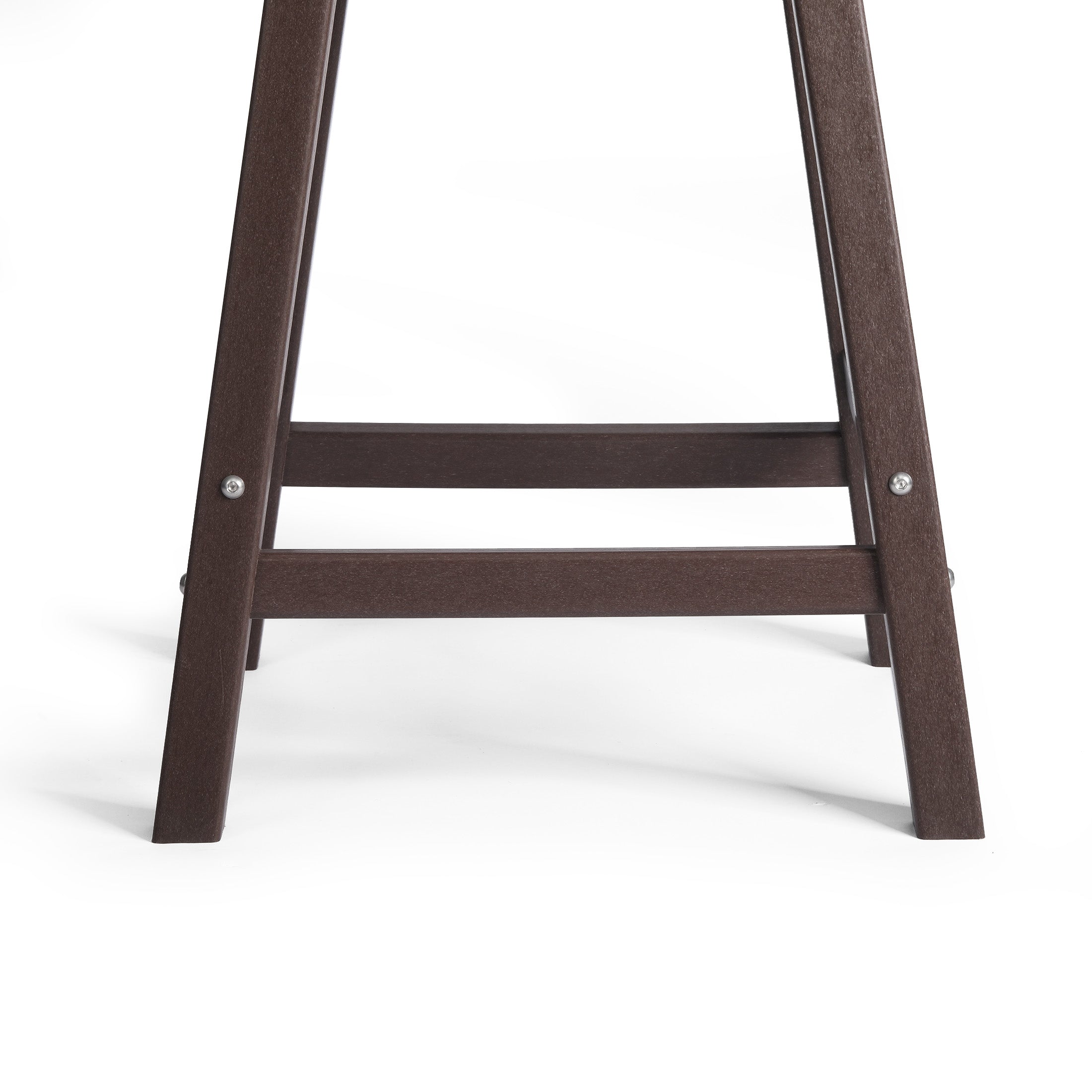 Paradise 24" HDPE Outdoor Patio Counter Height Bar Stools (Set of 2)