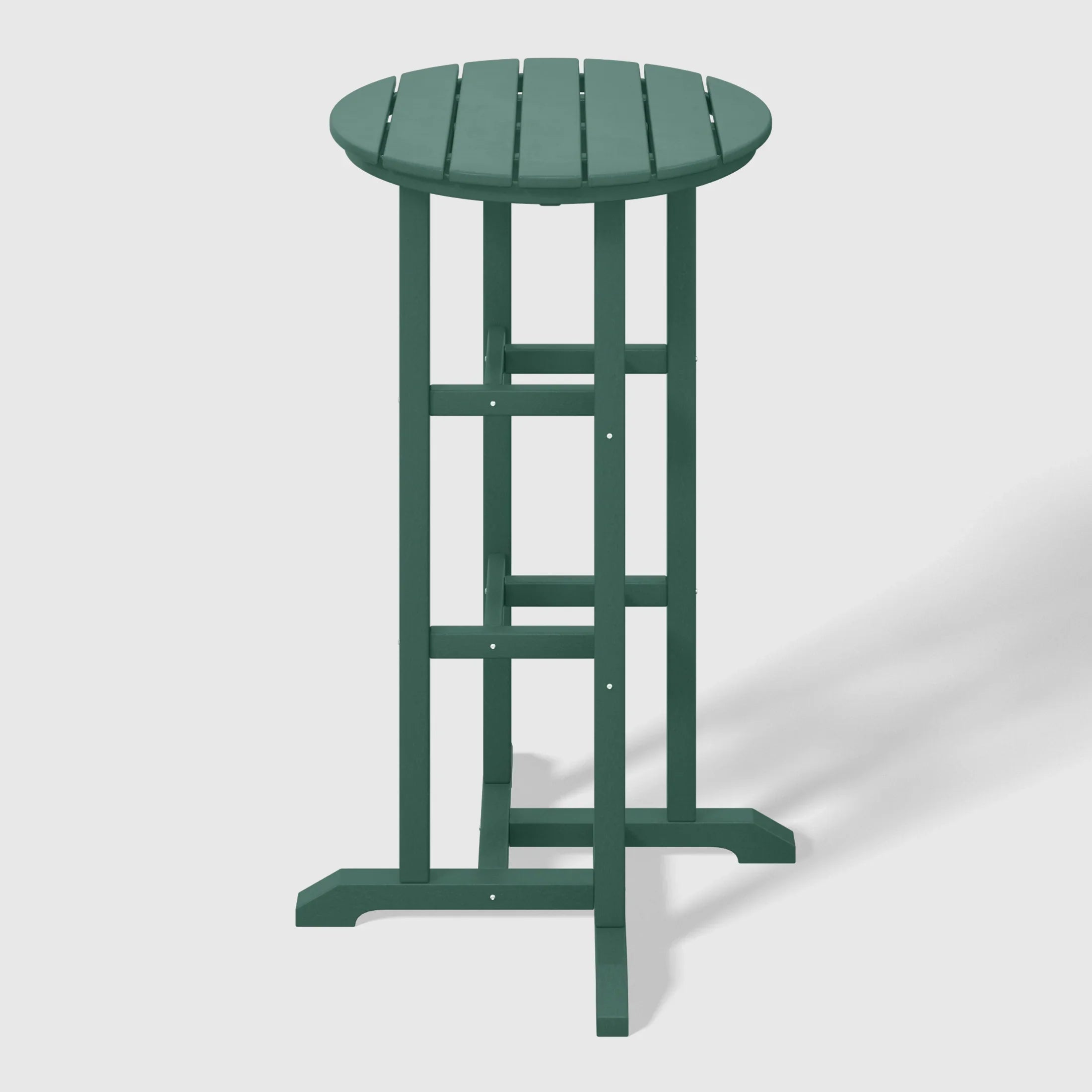 Paradise Outdoor Patio Bar Height Table and Bar Stool 3-Piece Dining Set