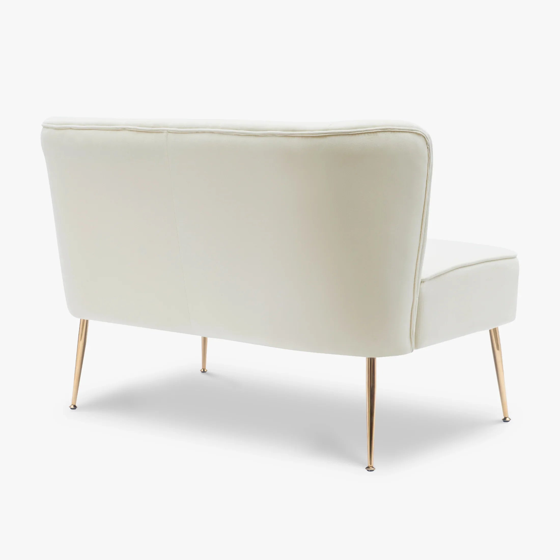 Alaia Mid Century Modern Tufted Velvet Loveseat Sofa and 25" Accent Chair 3-Piece Set
