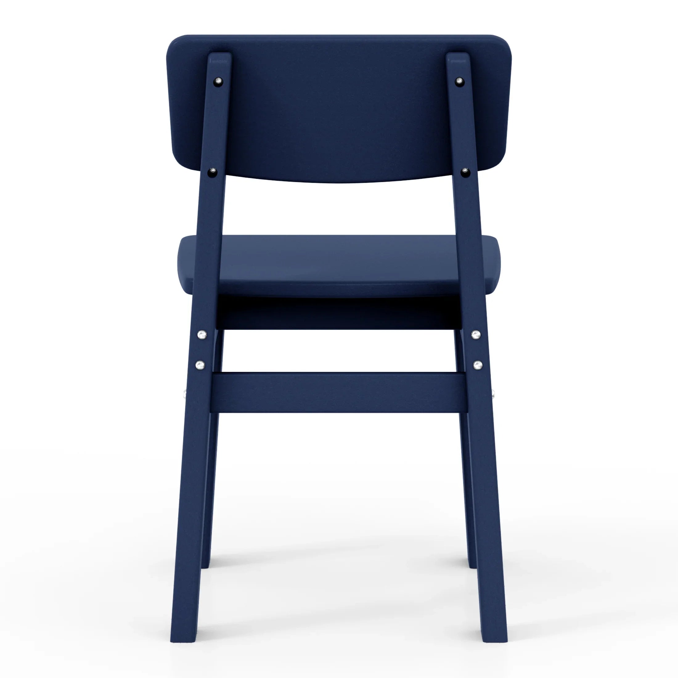 Little Explorers Outdoor HDPE Kids Modern Plastic Toddler Dining Chairs (Set of Two)