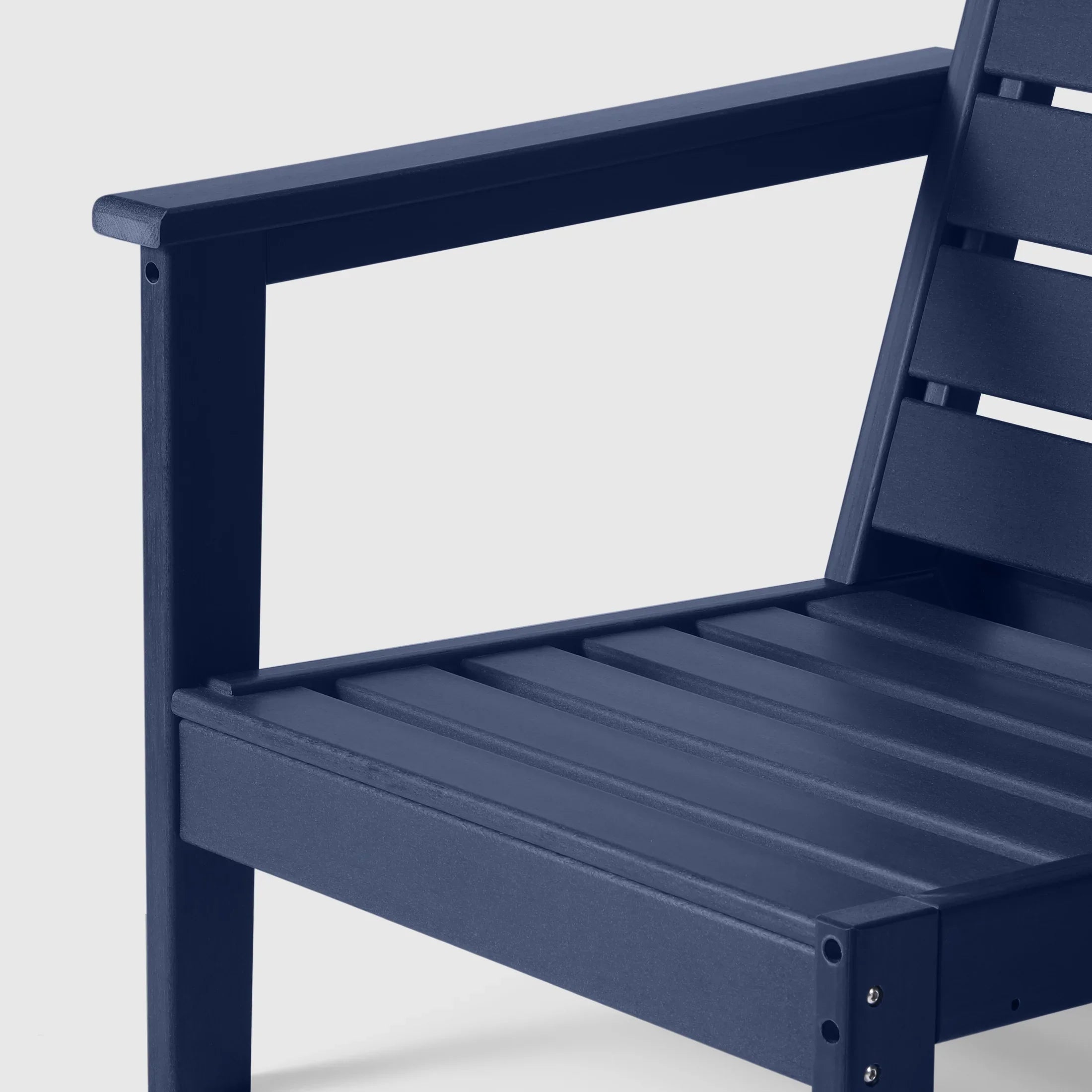 Portsmouth Outdoor Patio HDPE Left Arm Facing Deep Seating Corner Chair