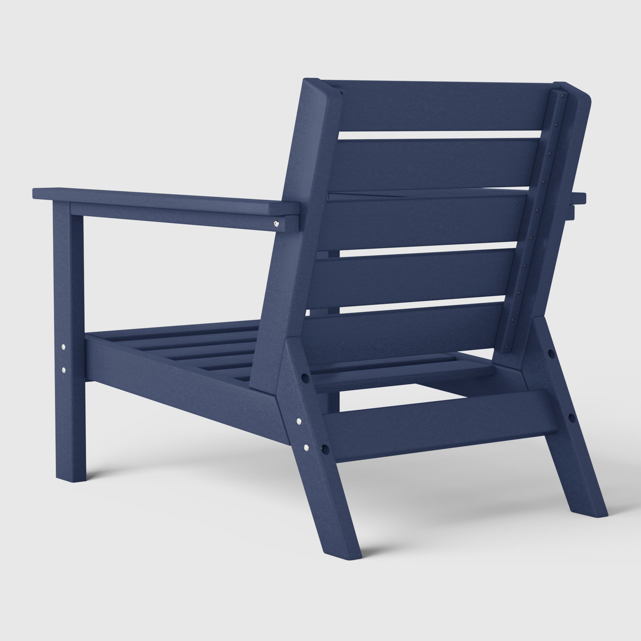 Portsmouth Outdoor Patio HDPE Deep Seating Armchair