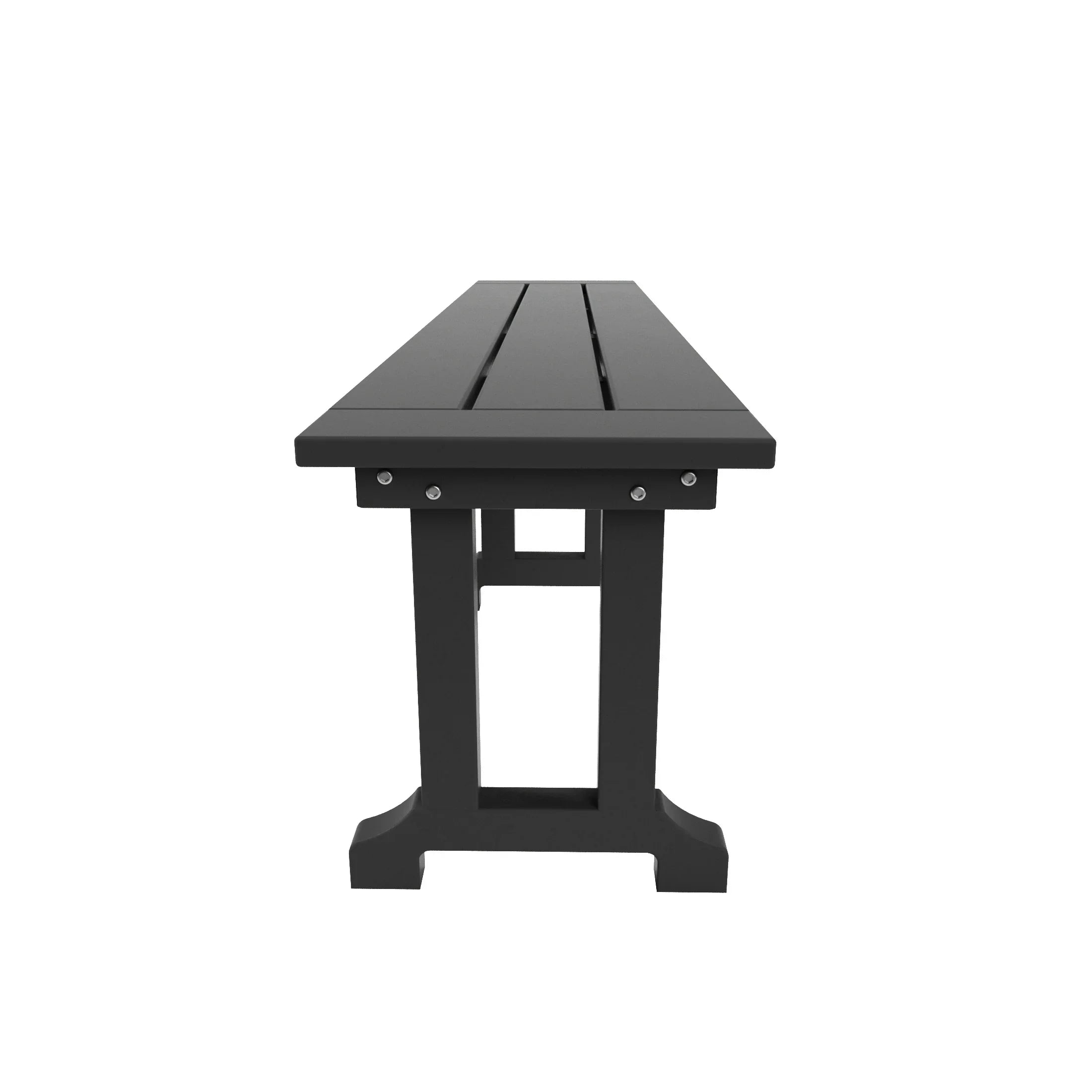 Paradise 6-Piece HDPE Outdoor Rectangle Dining Patio Table and Chairs Set
