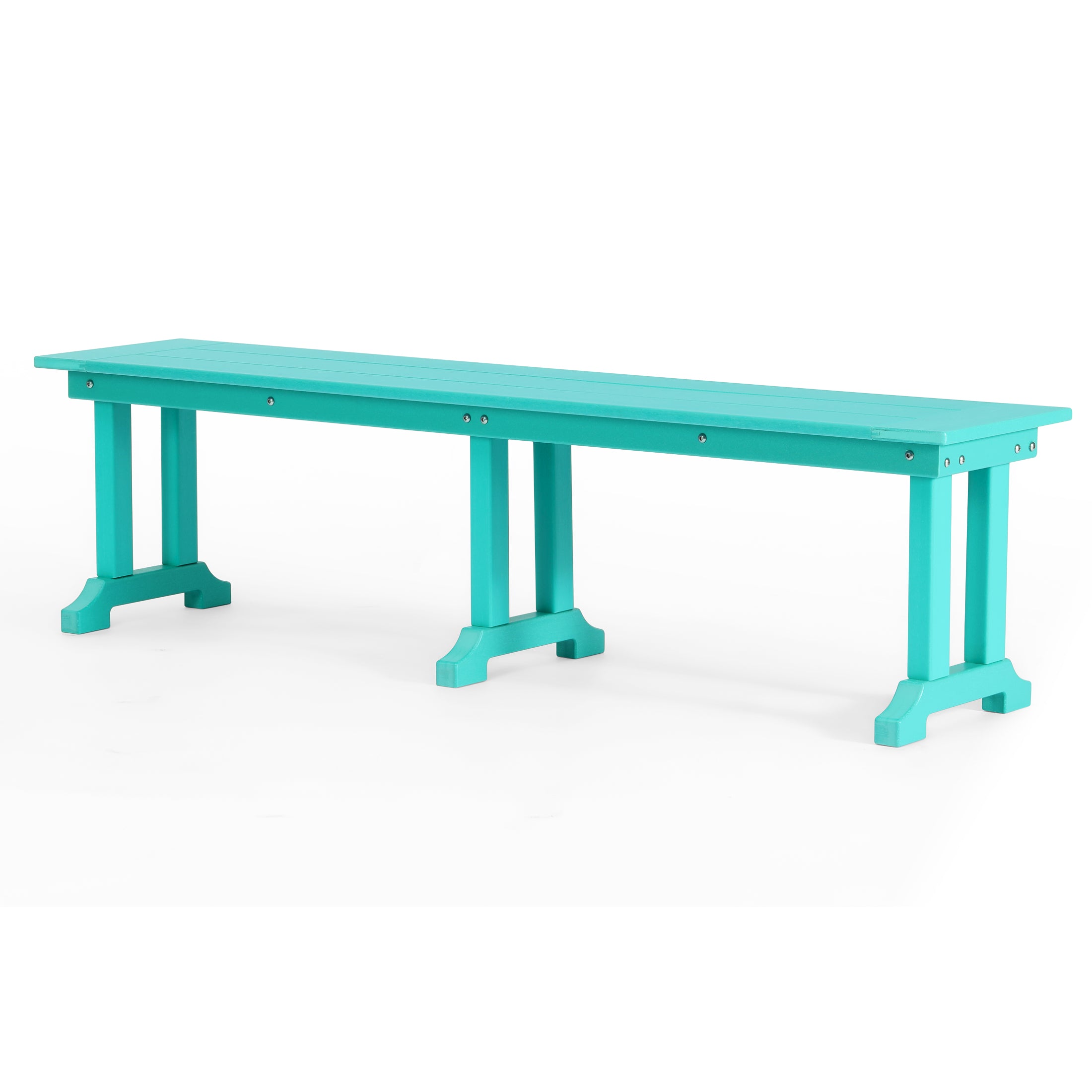 Paradise 65" Outdoor Patio Trestle Dining Bench