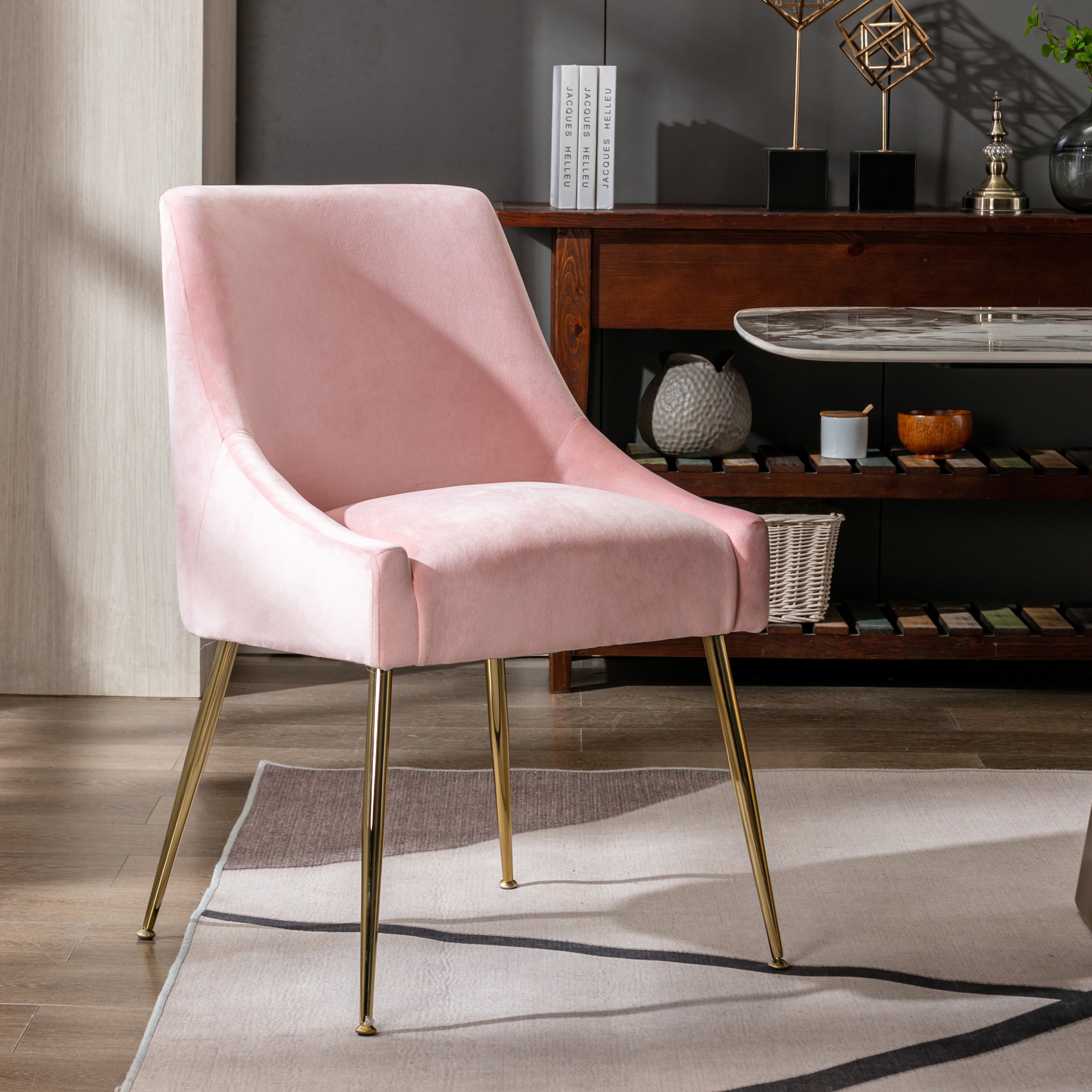 Makala Upholstered Velvet Accent Chair