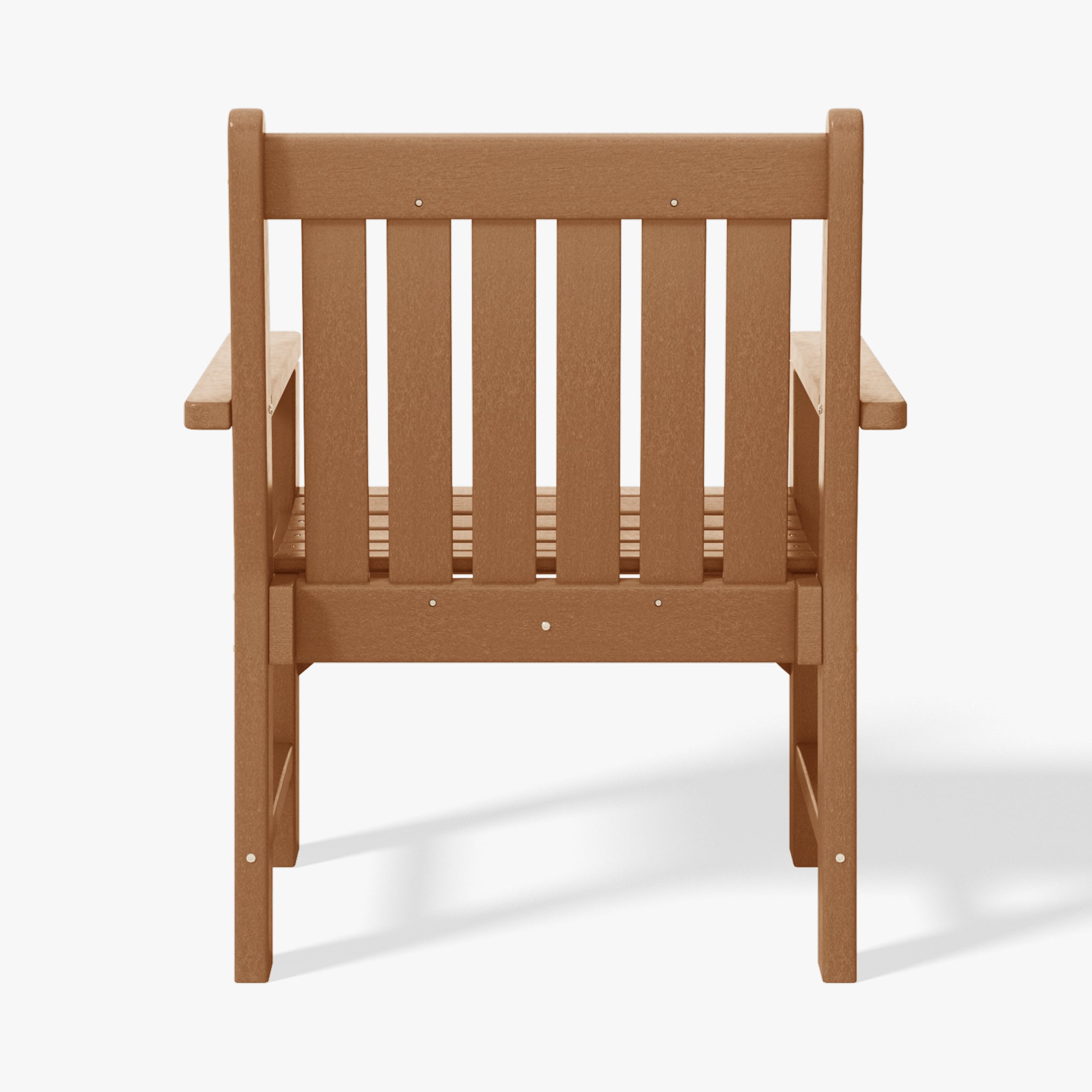 Paradise Outdoor Patio 2-Piece HDPE Adirondack Garden Chair with Square Adirondack Side Table Set
