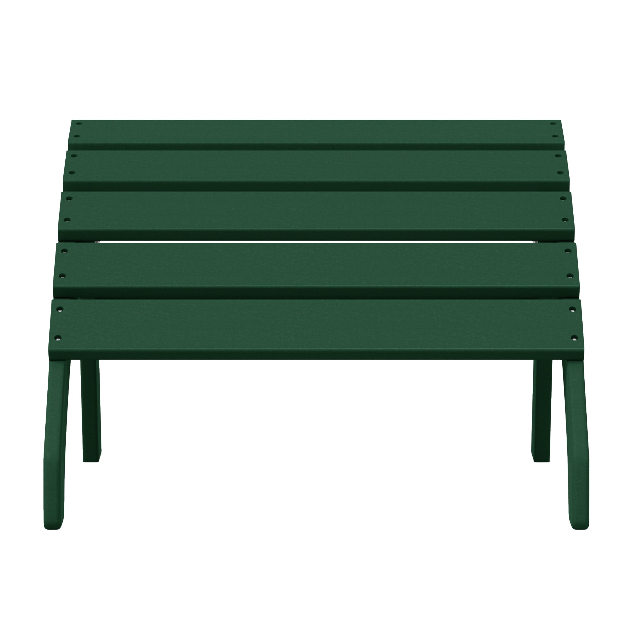 Portside Outdoor Patio HDPE Adirondack Ottoman Footrest