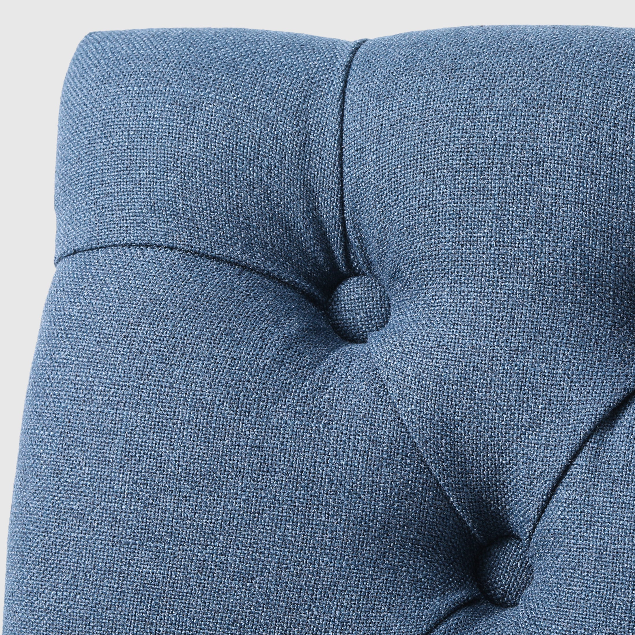 Bellmount Linen fabric tufted upholstered side chair