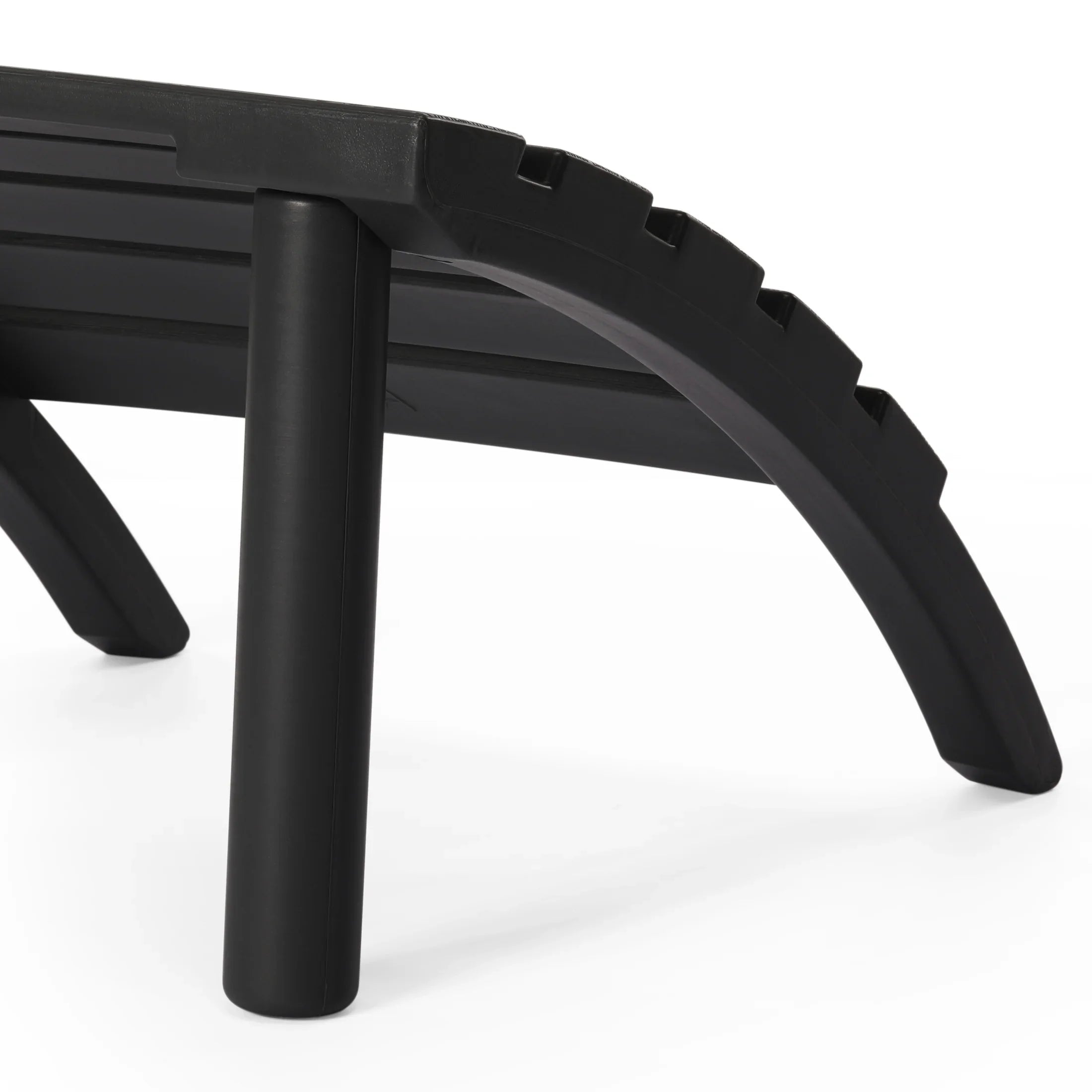 Cayman Outdoor Patio HDPE Adirondack Ottoman Footrest