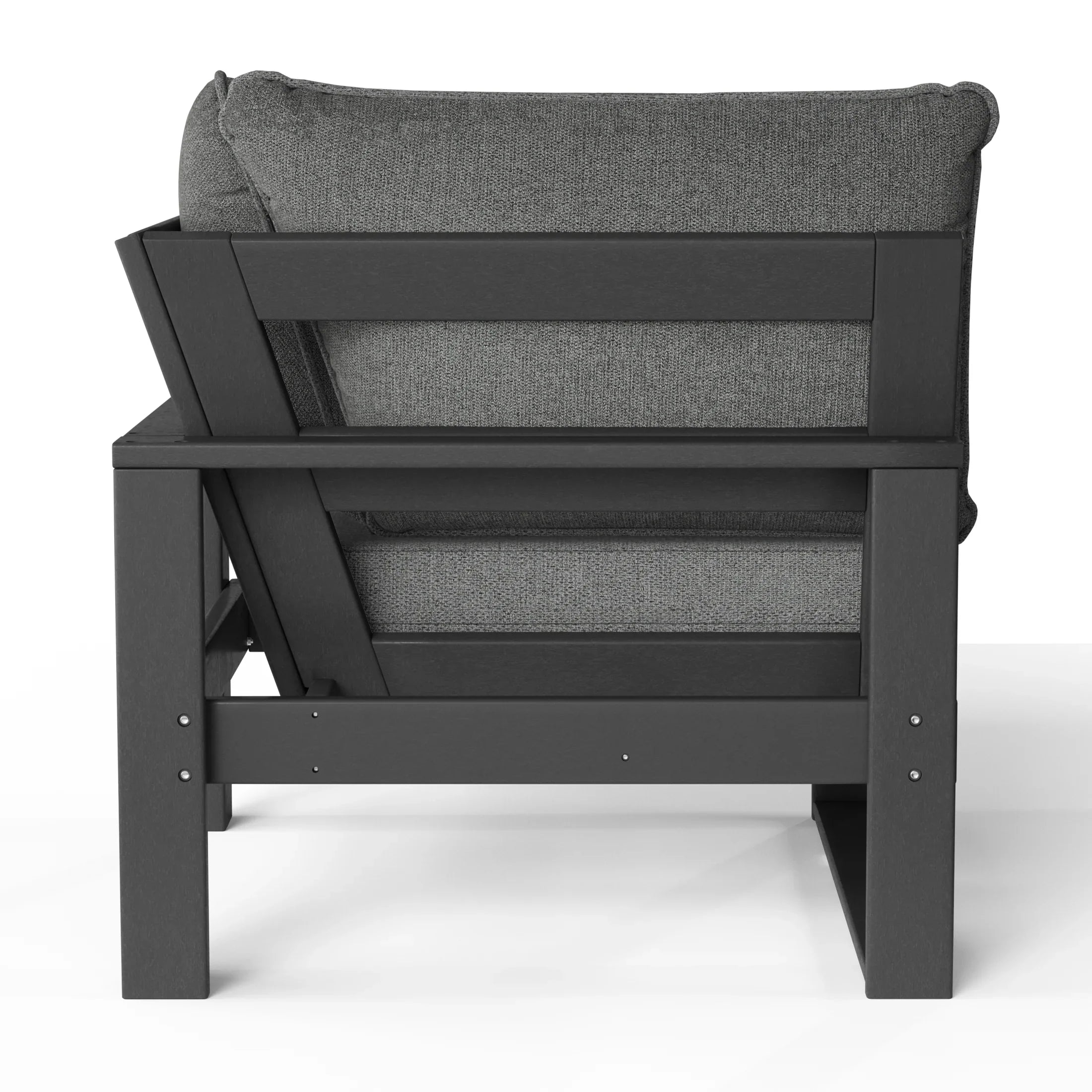 Rockaway Outdoor HDPE Sectional Corner Sofa Seat with Water-Proof Cushions