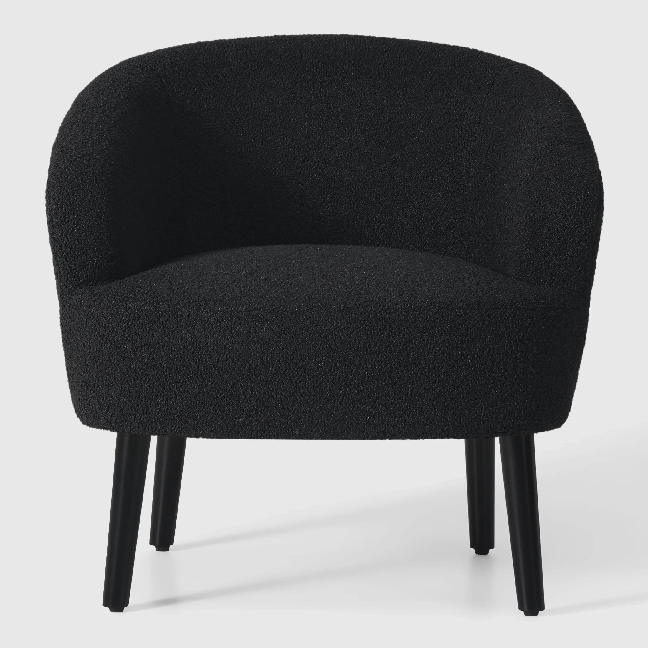 Celine 29" Wide Mid Century Modern Club Barrel Accent Armchair