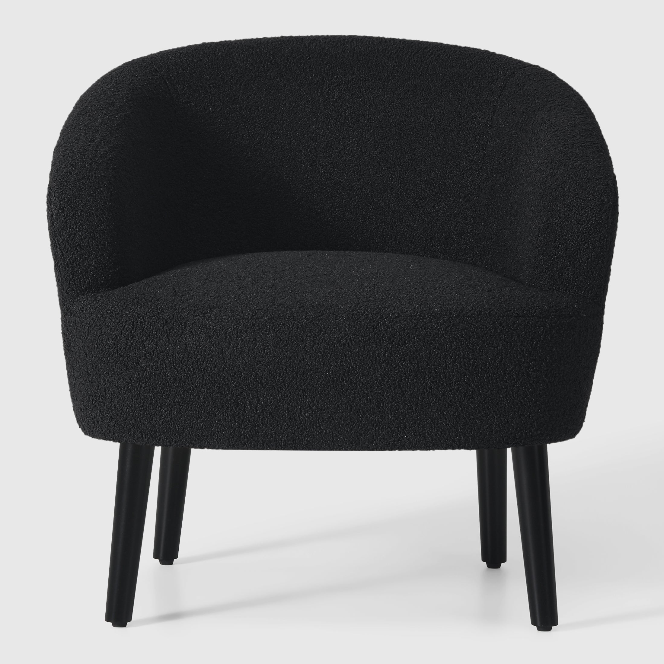 Celine 29" Wide Mid Century Modern Club Barrel Accent Armchair, Set of Two