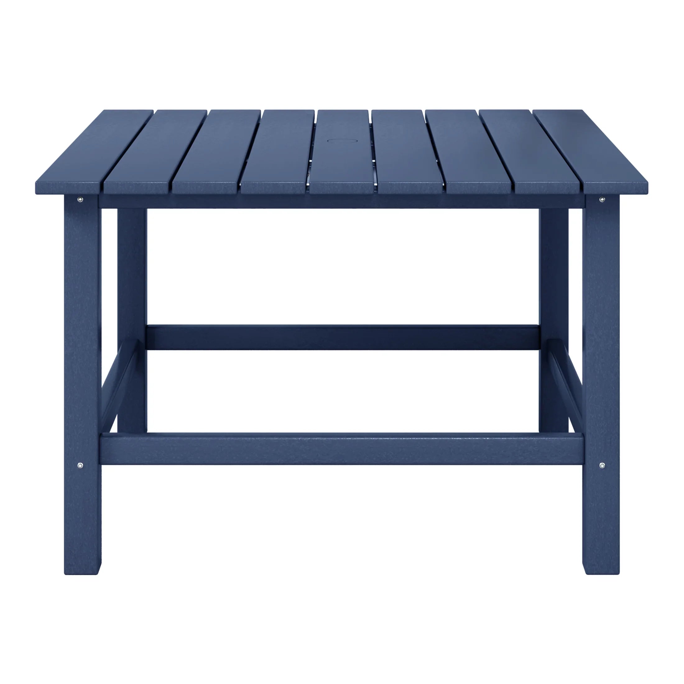 Paradise Kids Outdoor Patio Furniture HDPE 30" Wide Square Dining Table