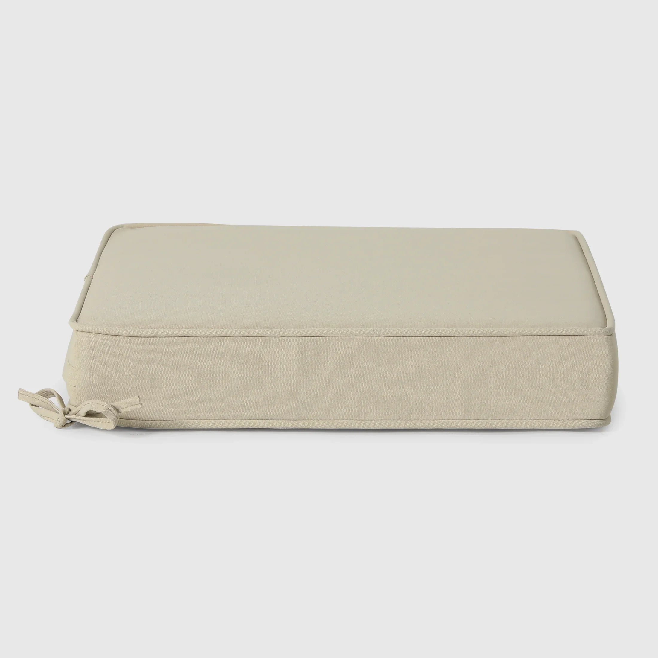 Harmony Outdoor Patio Furniture Seat Chair Square Cushions with Piping. Set of 2, 20" x 19"