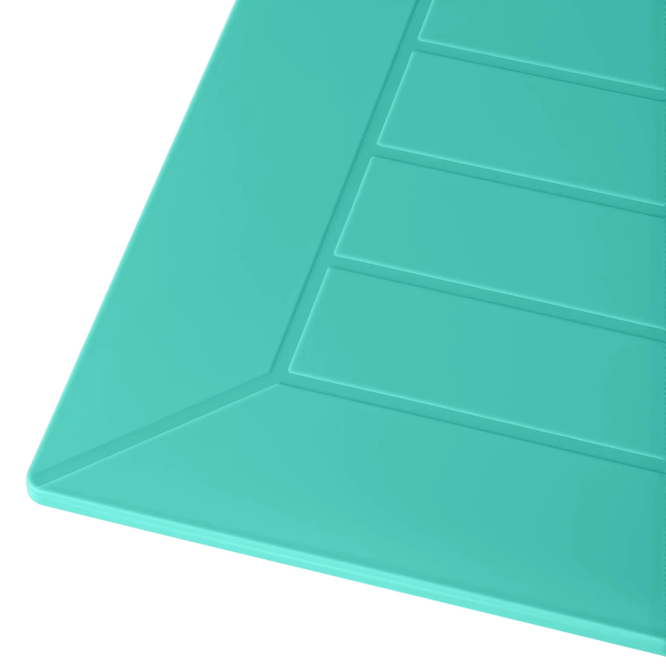 Sunshine 31.5" Square Outdoor Plastic Resin Patio Dining Table for 4