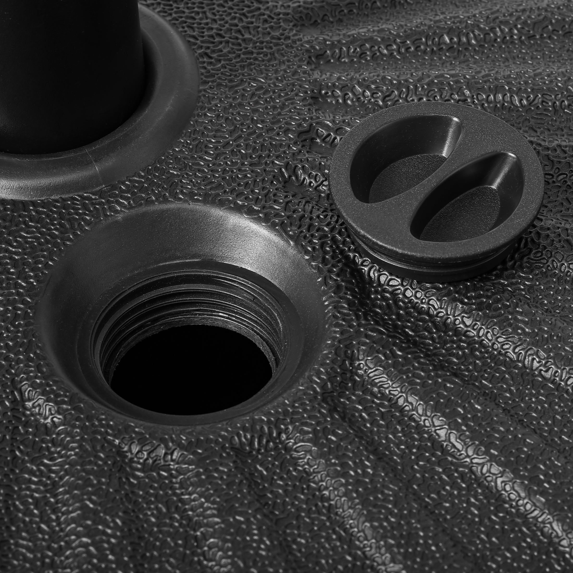 Bally 20" diameter round hard plastic free standing umbrella base