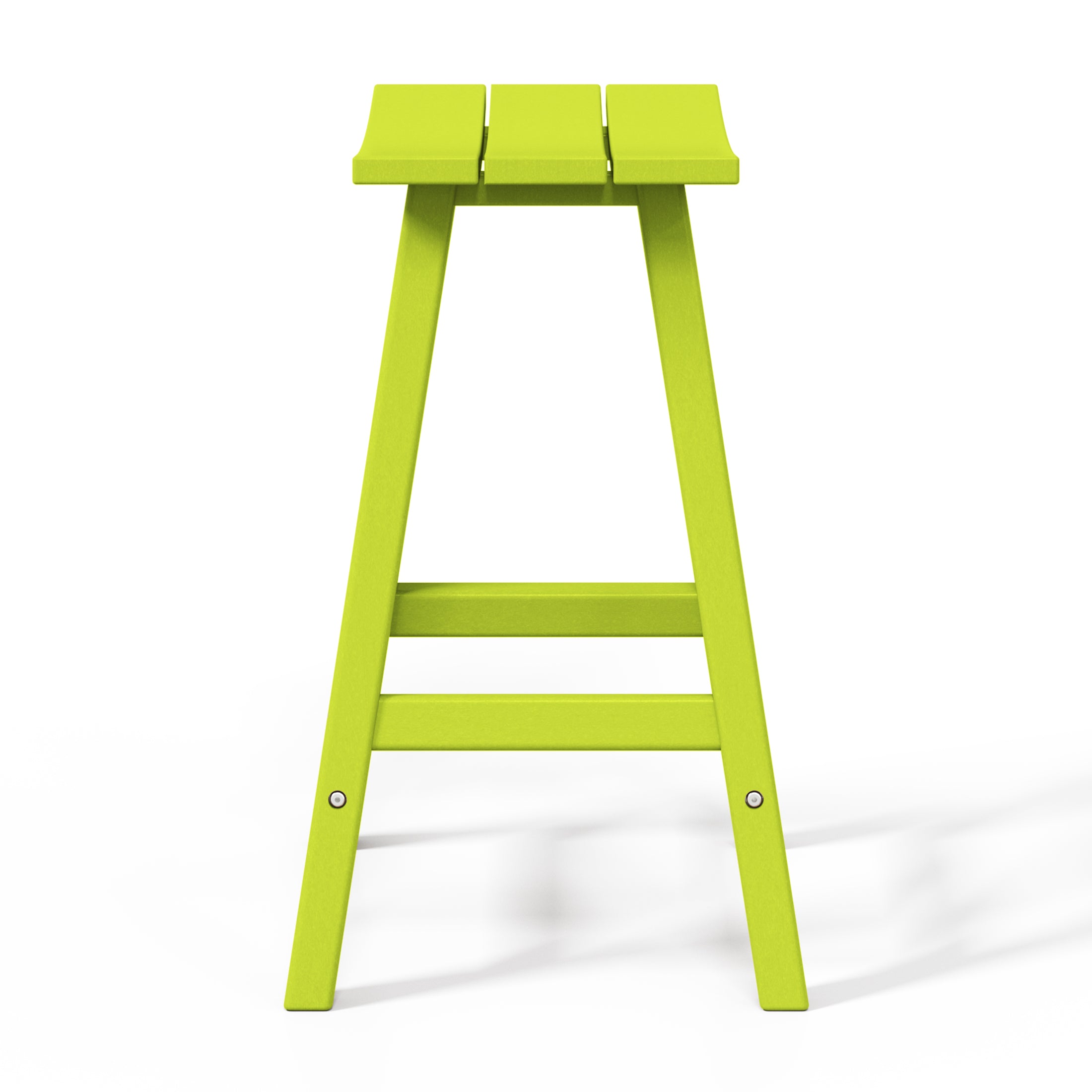 Paradise 24" HDPE Outdoor Patio Counter Height Bar Stools (Set of 2)