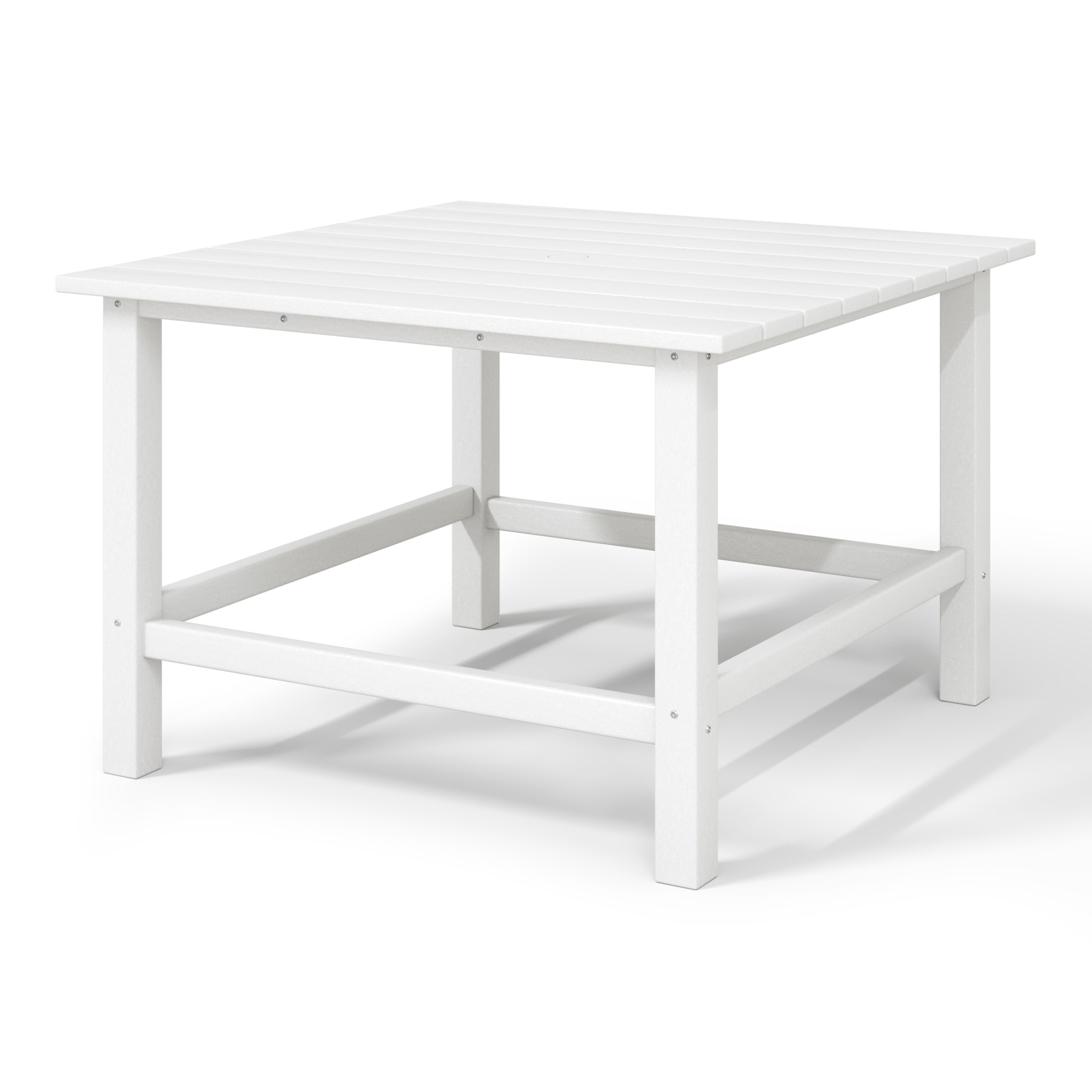 Paradise Kids Outdoor Patio Furniture HDPE 30" Wide Square Dining Table