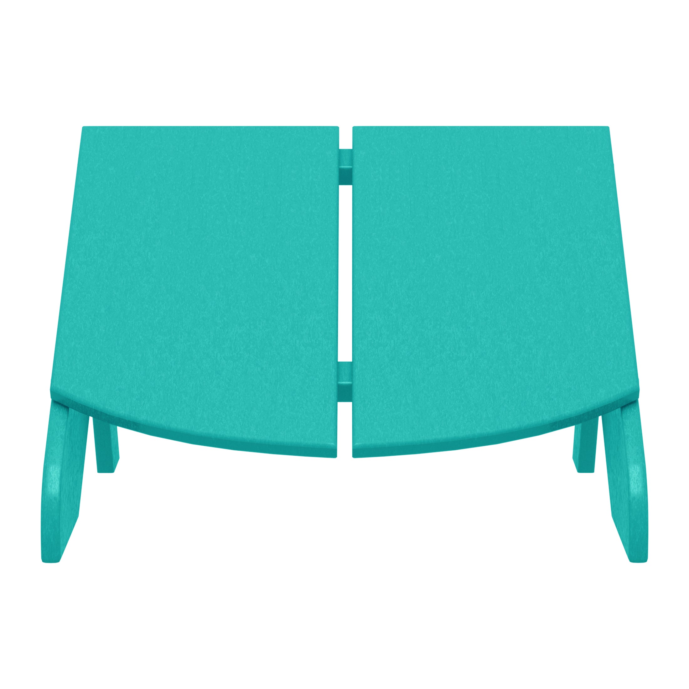 Seaview Modern HDPE Plastic Folding Patio Adirondack Ottoman