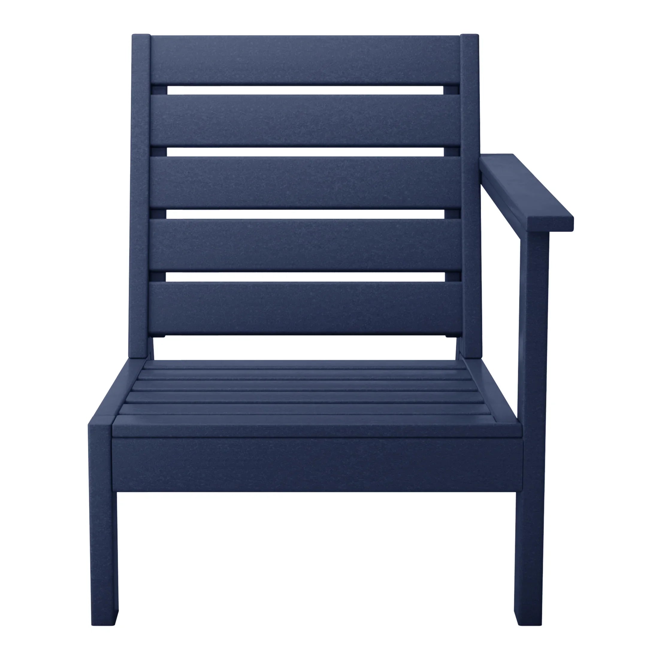 Portsmouth Outdoor Patio HDPE Deep Seating Sectional Loveseat