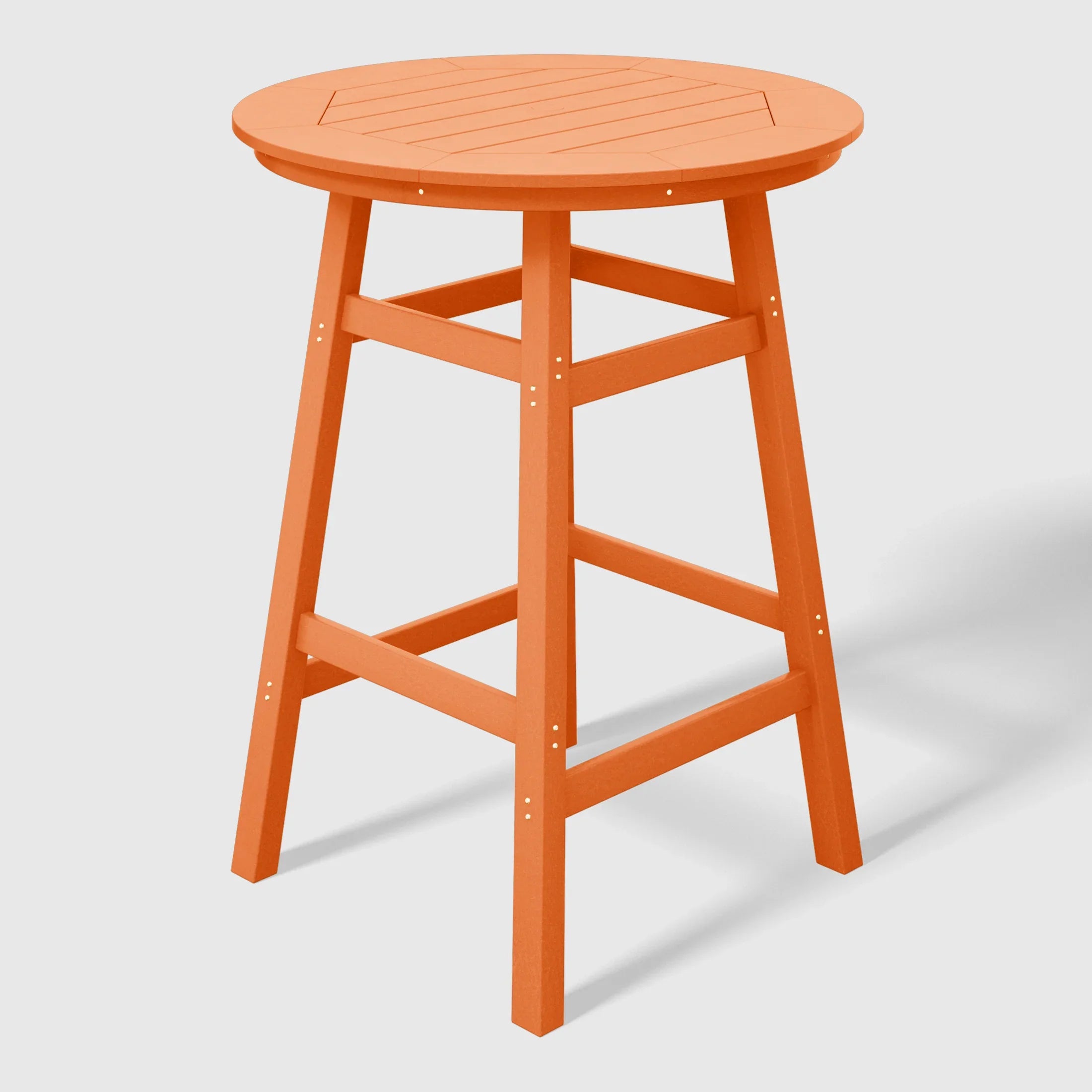 Paradise Outdoor 35" HDPE Round Patio Bar Height Table