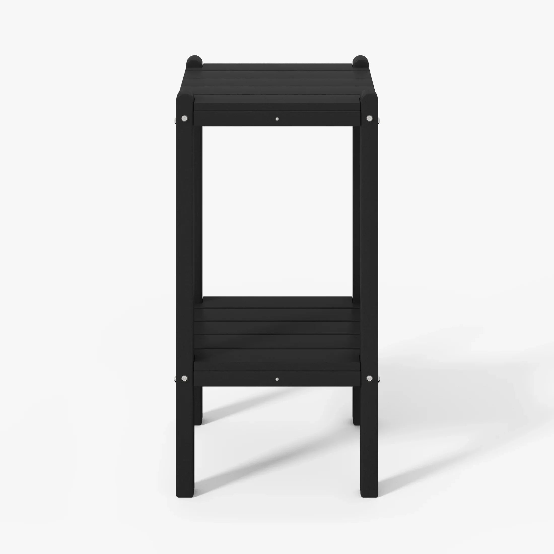 Paradise 36" Outdoor Adirondack HDPE 2-Tier Patio Side Table