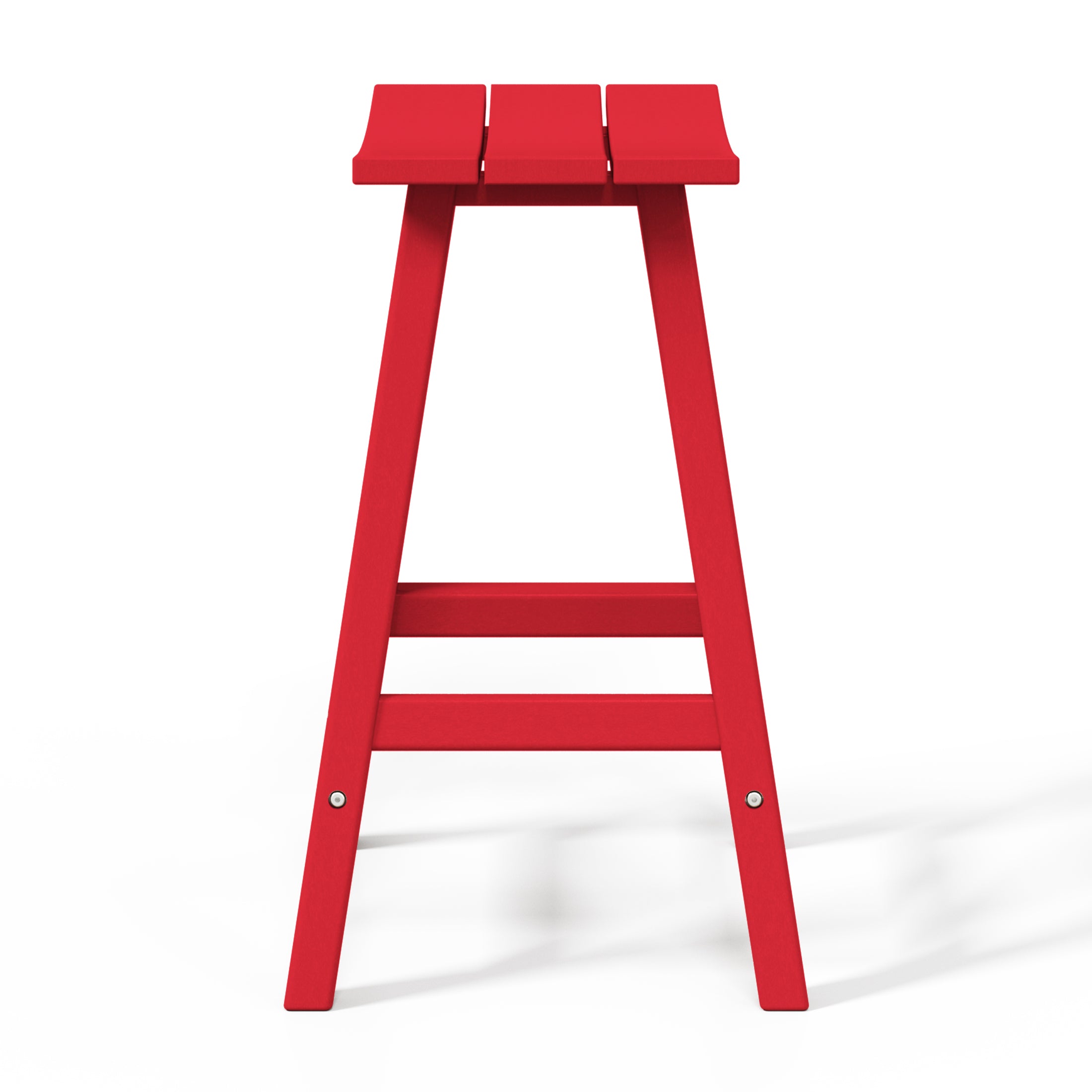 Paradise 24" HDPE Outdoor Patio Counter Height Bar Stools (Set of 2)