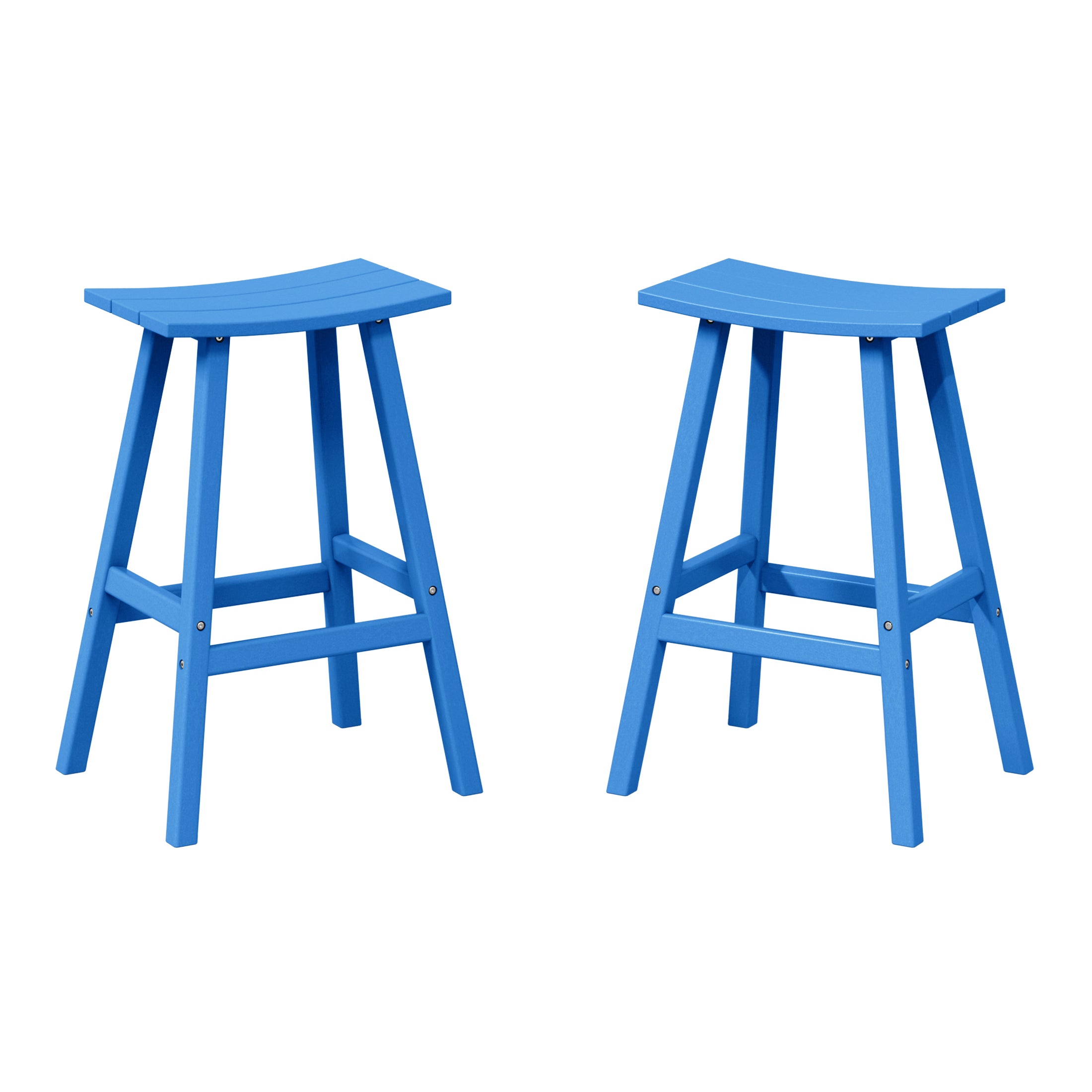 Paradise 2 piece set of 29" height Outdoor / Patio Saddle bar stools