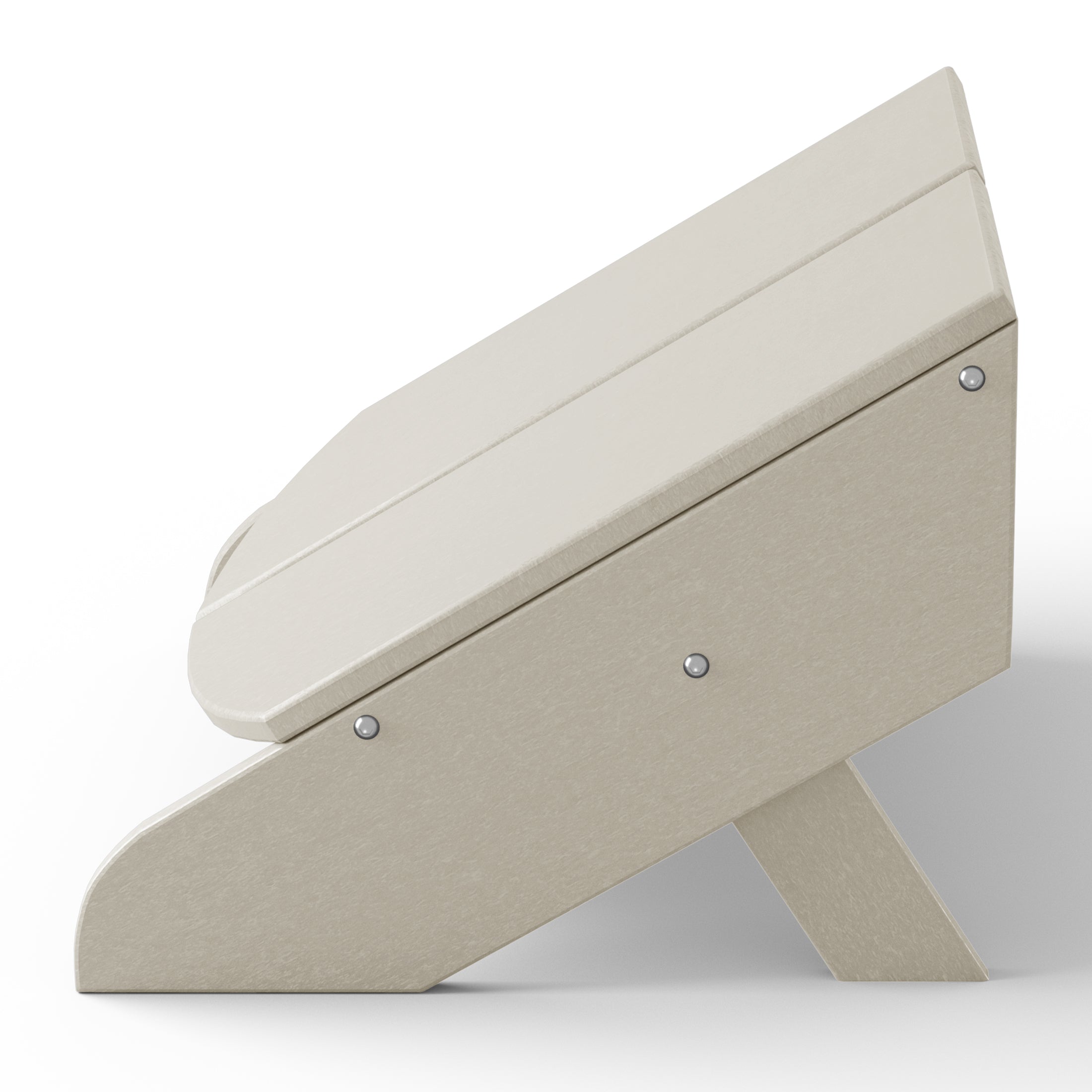 Seaview Modern HDPE Plastic Folding Patio Adirondack Ottoman