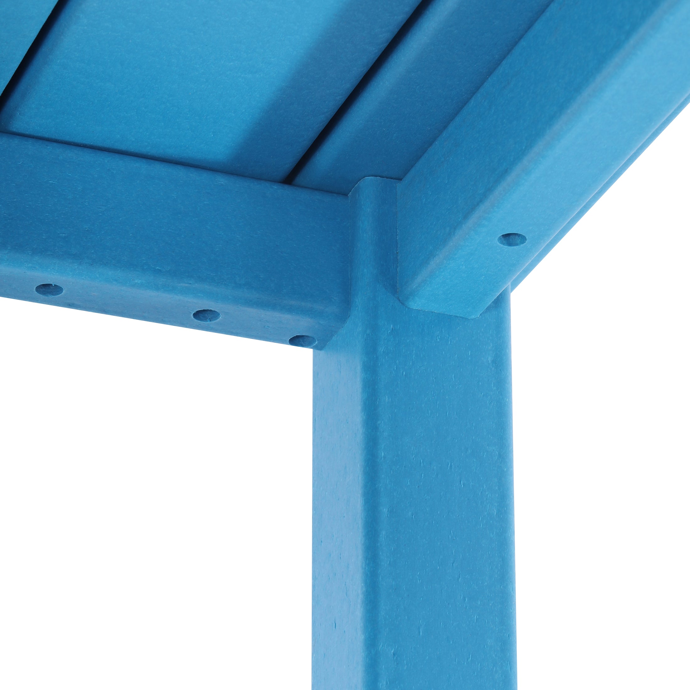 Paradise Low Outdoor HDPE Square Patio Coffee Table