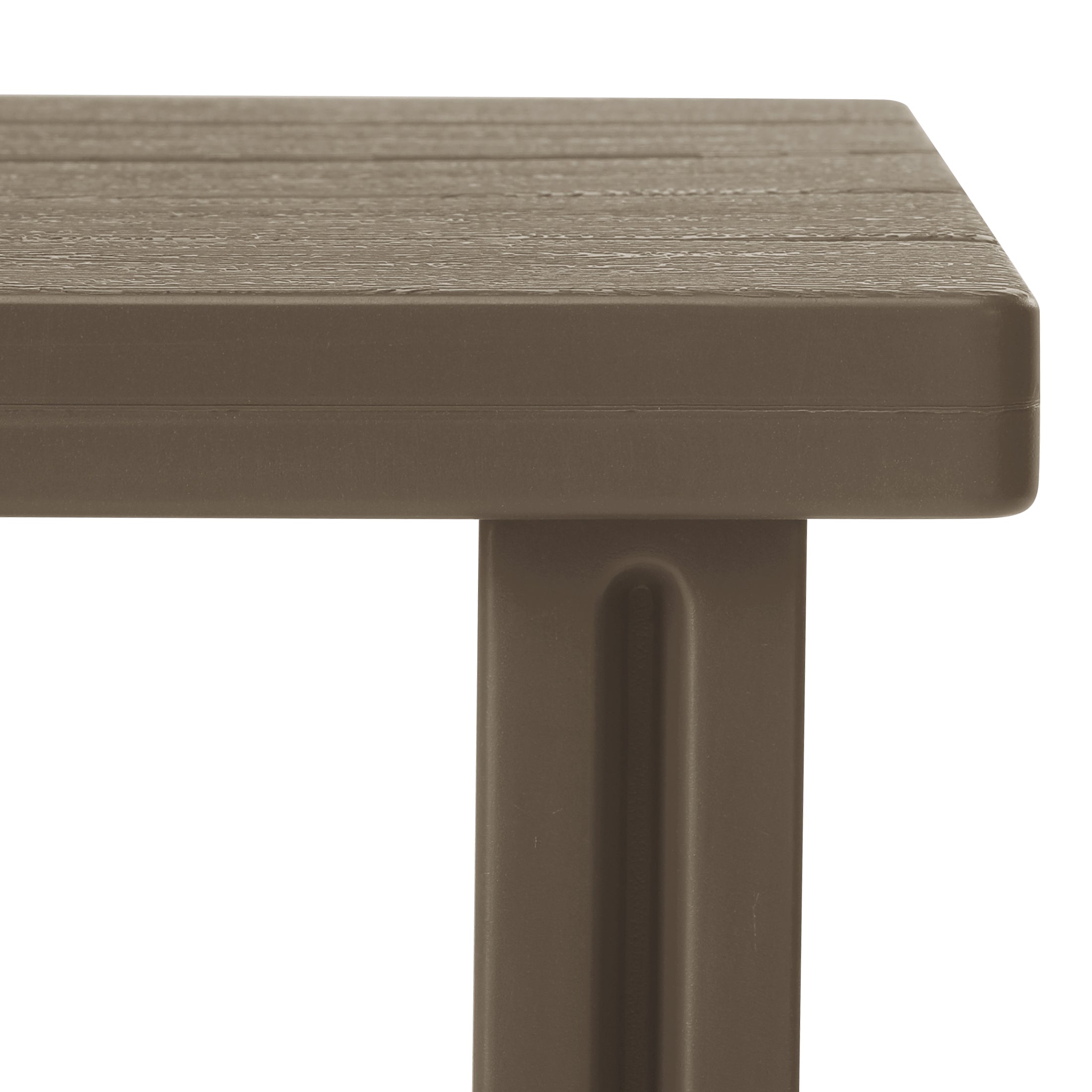 Cayman Outdoor 18" HDPE Square Adirondack Patio Side Table