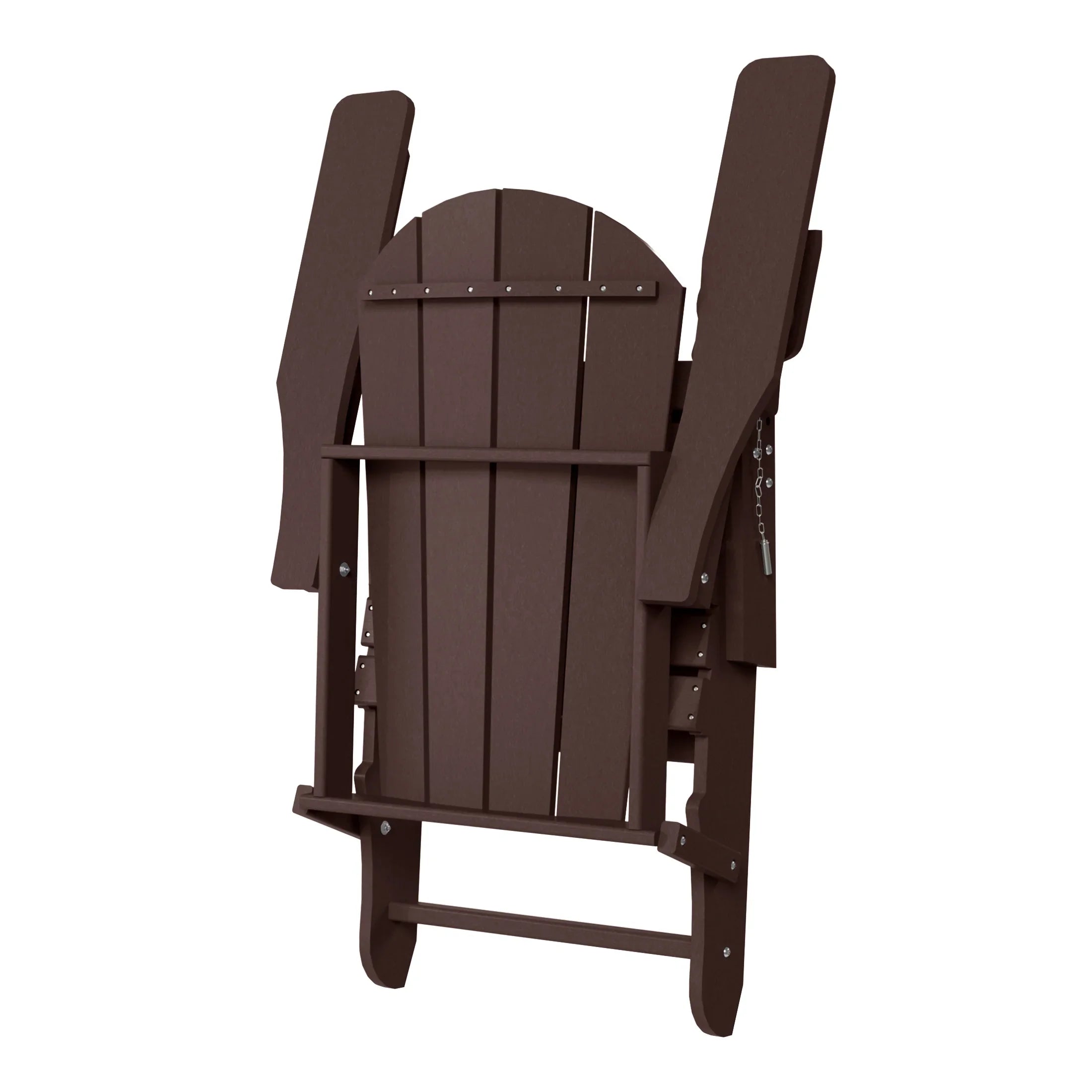 Paradise Folding Adjustable Adirondack Chair with Retractable Ottoman and Cup Holder (Set of 2)