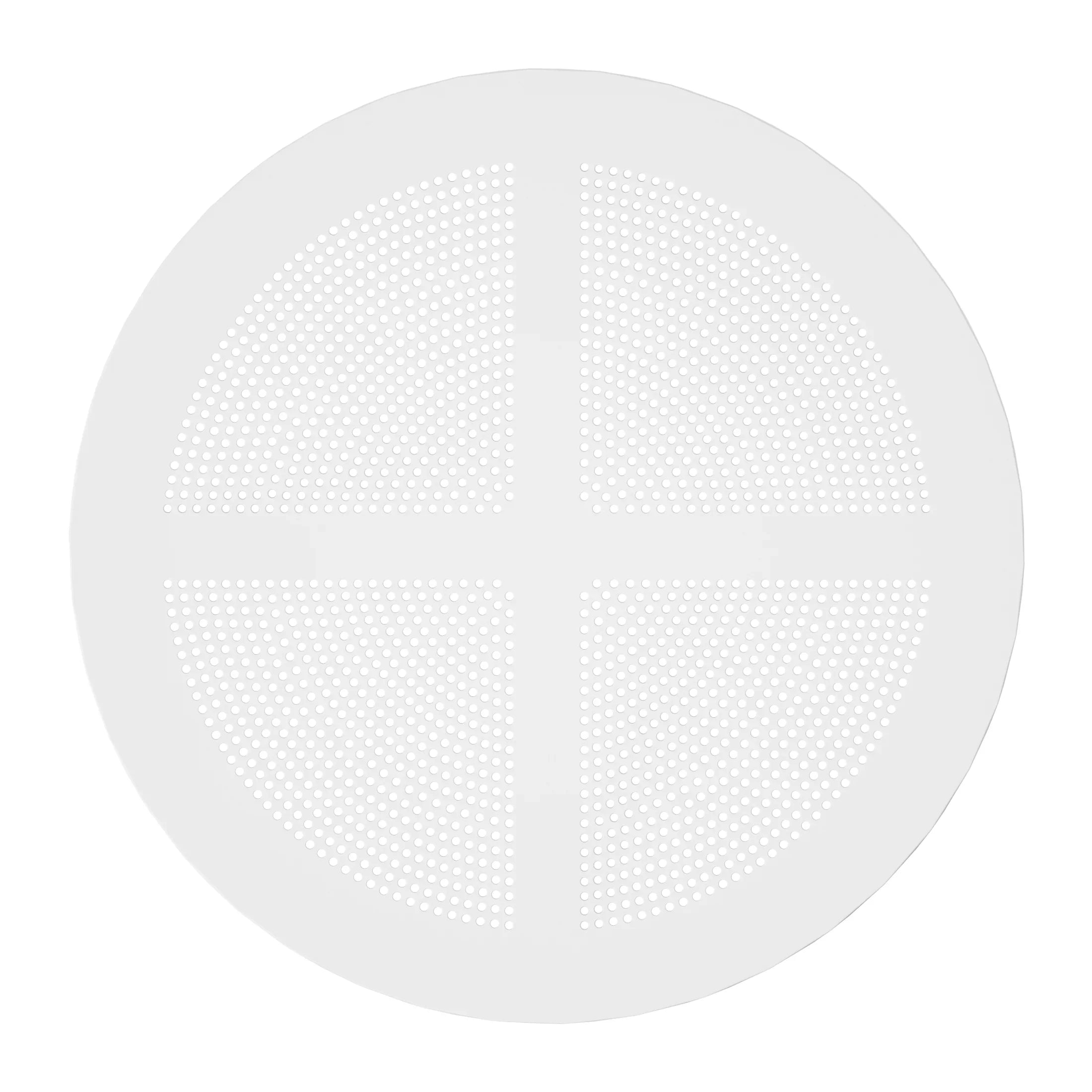 Sunshine 31.5" Round Plastic Outdoor Patio Dining Table for 4