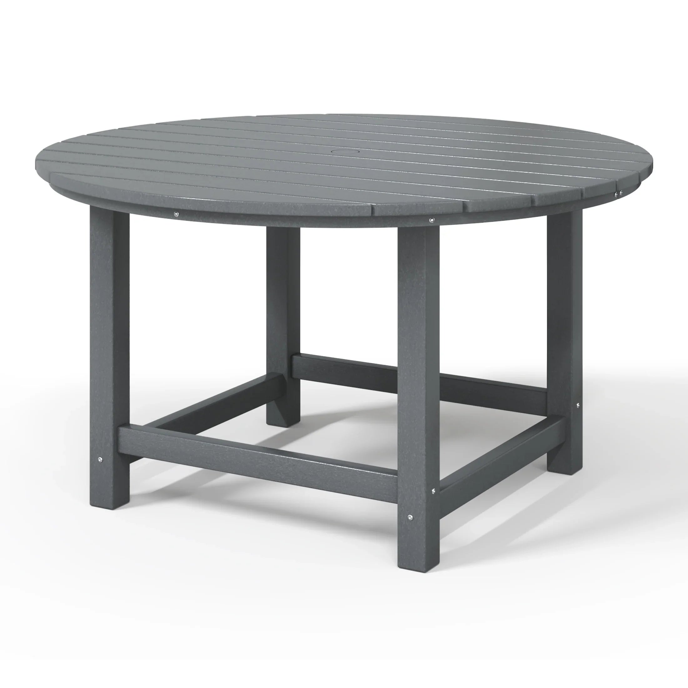 Paradise Kids Outdoor Patio Furniture HDPE 38" Wide Round Dining Table