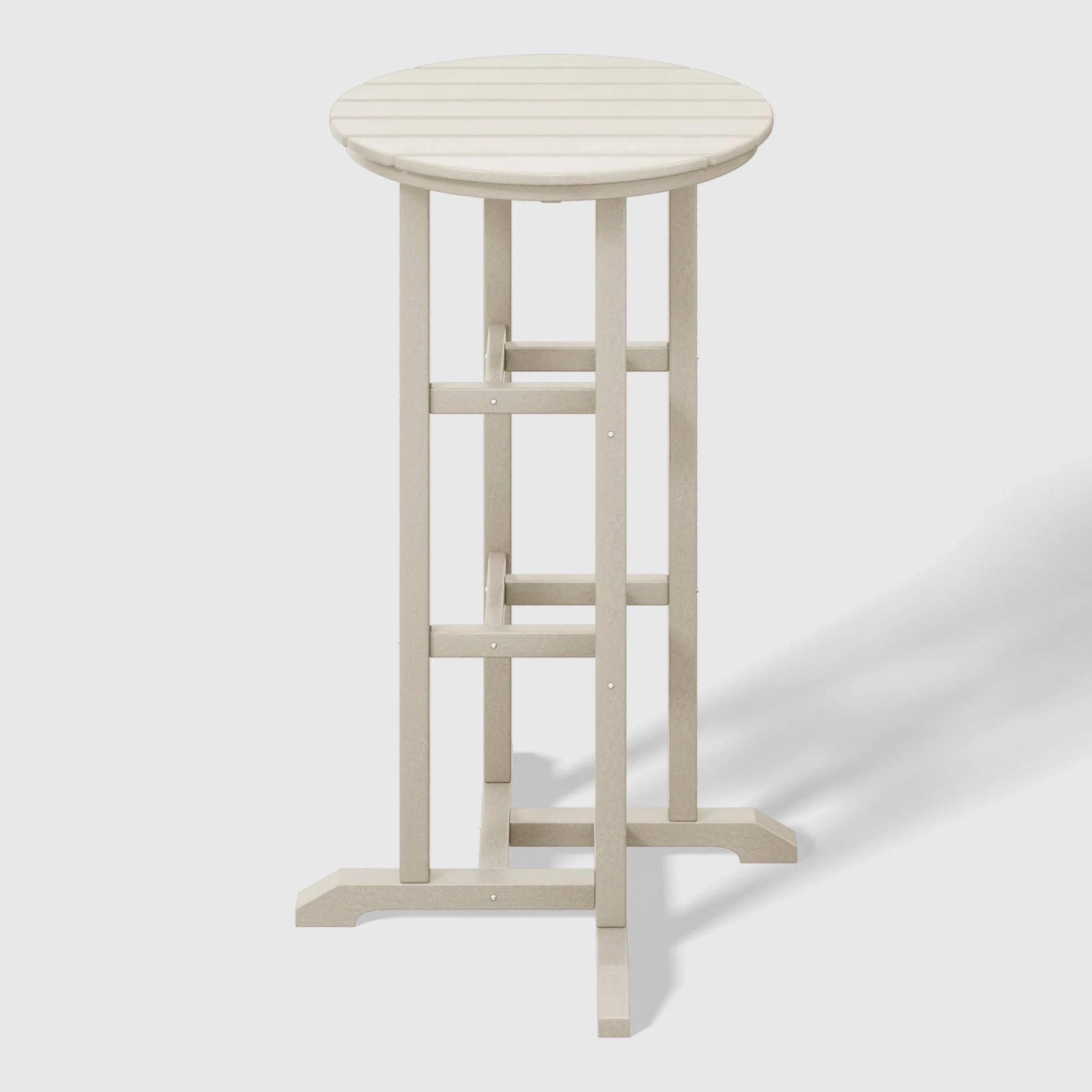 Paradise Outdoor Patio Bar Height Table and Bar Stool 4-Piece Dining Set
