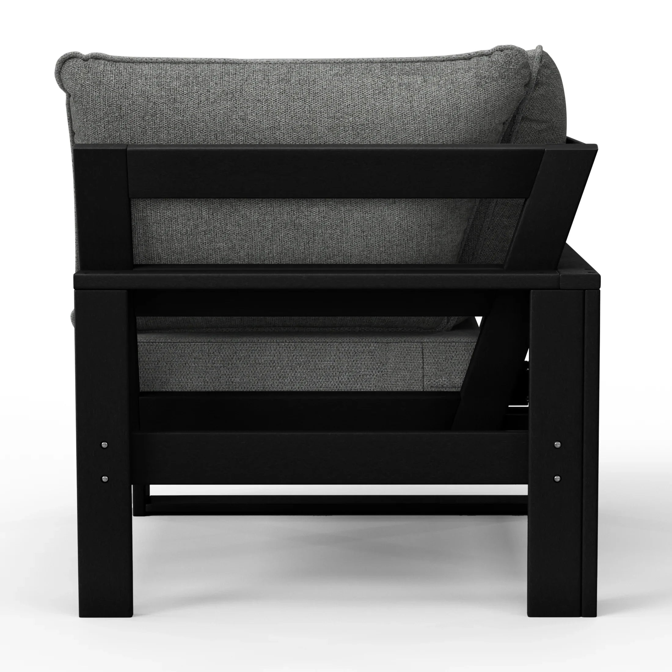 Rockaway Outdoor HDPE Sectional Corner Sofa Seat with Water-Proof Cushions