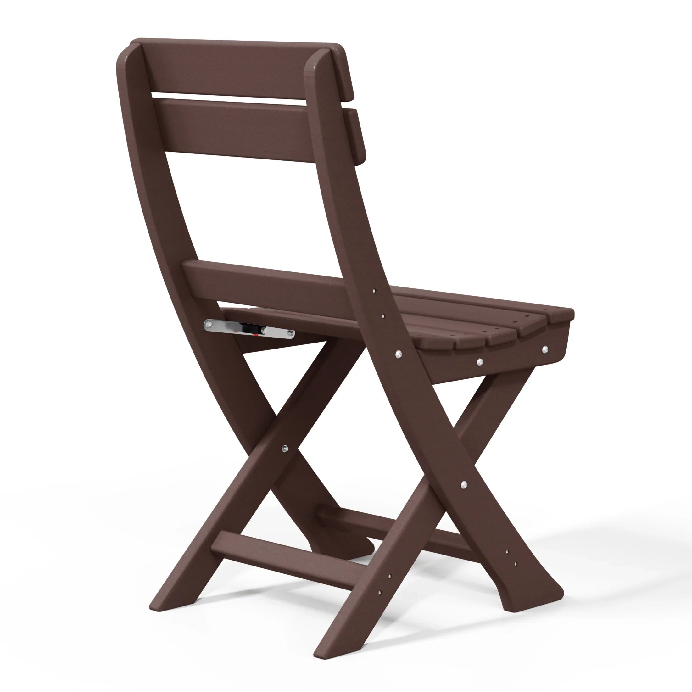 Paradise 3-Piece Outdoor HDPE Folding Patio Bistro Table and Chairs