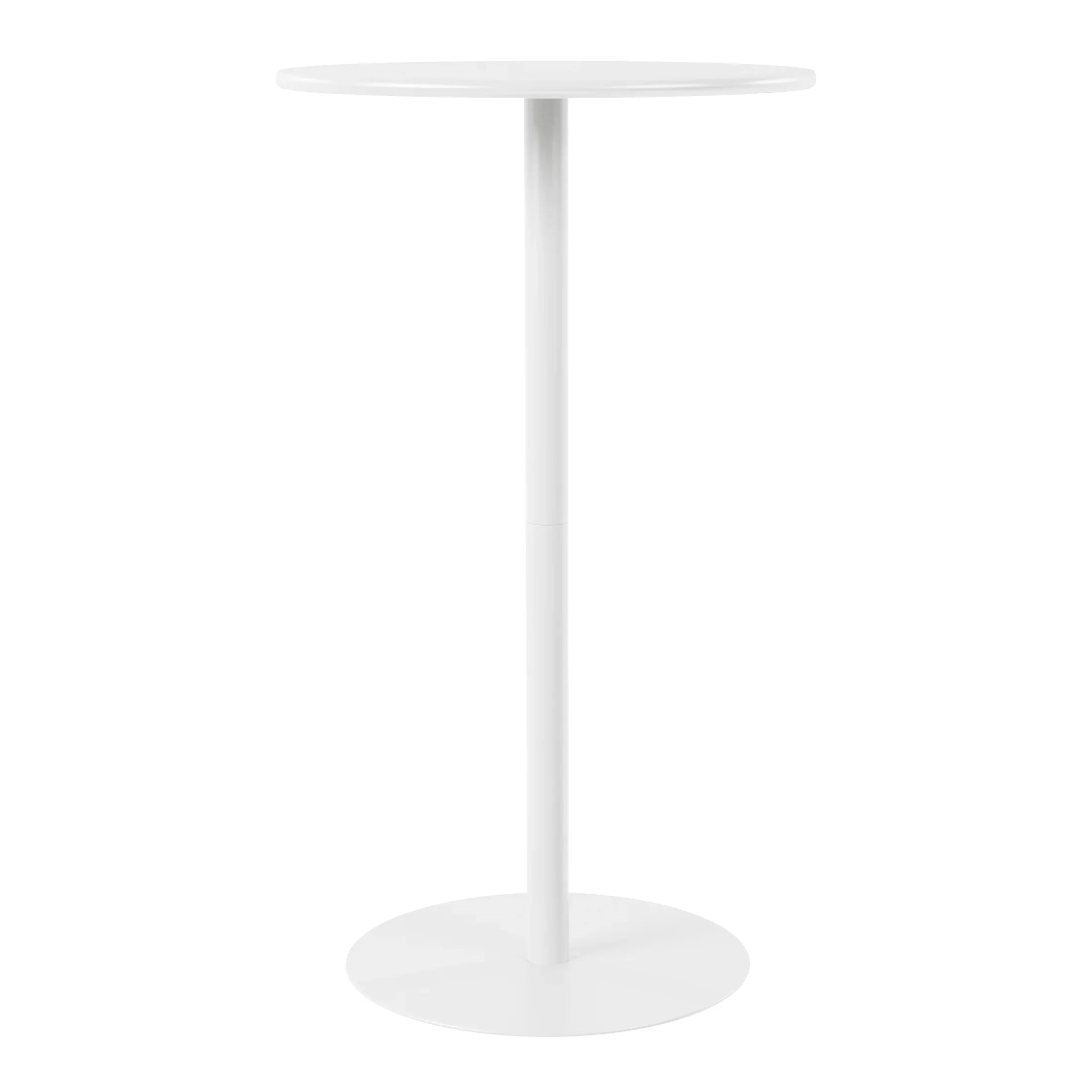 Sunshine 41.25" Adjustable Metal Round Bar Height Table