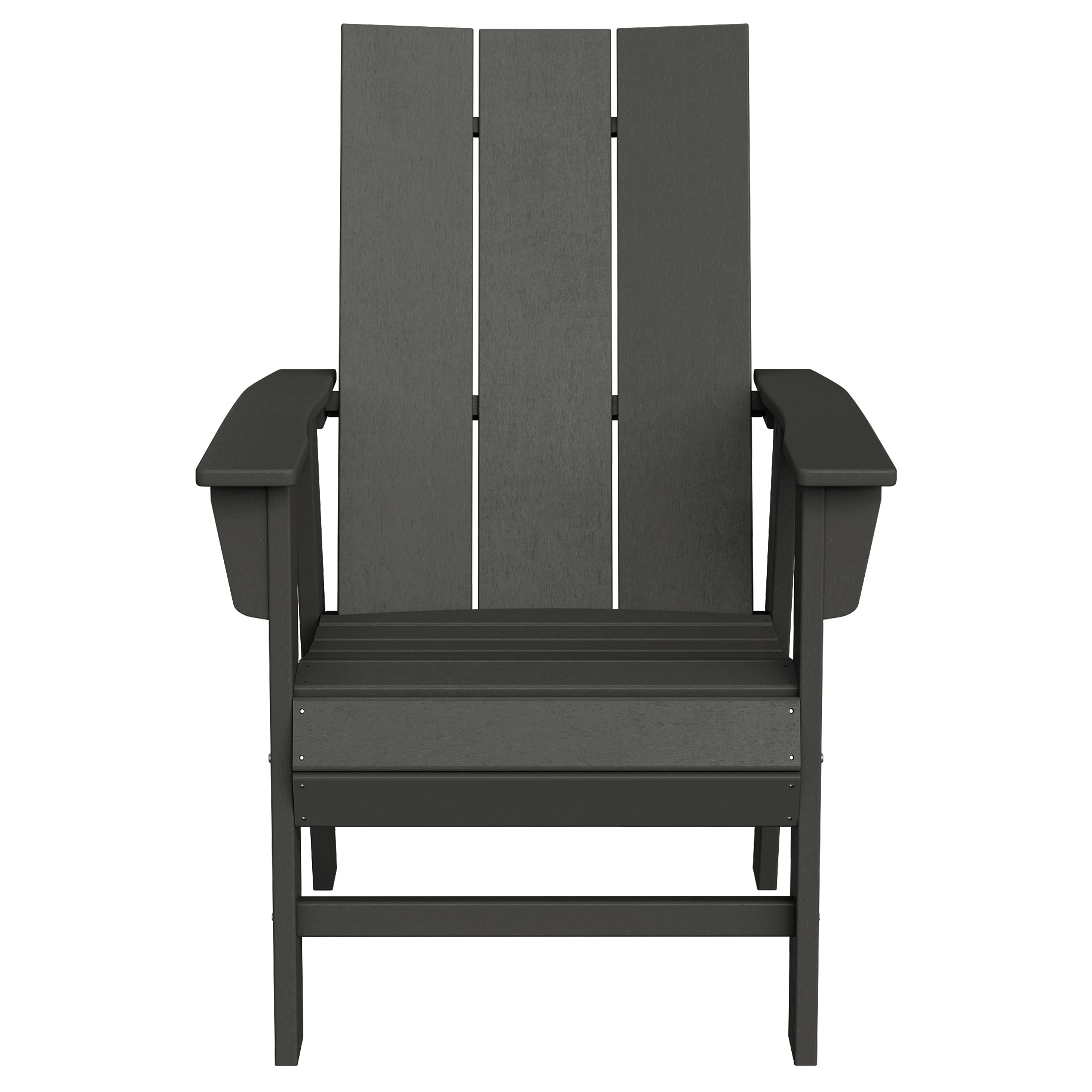 Palms Outdoor Patio HDPE Plastic Modern Adirondack Dining Chair