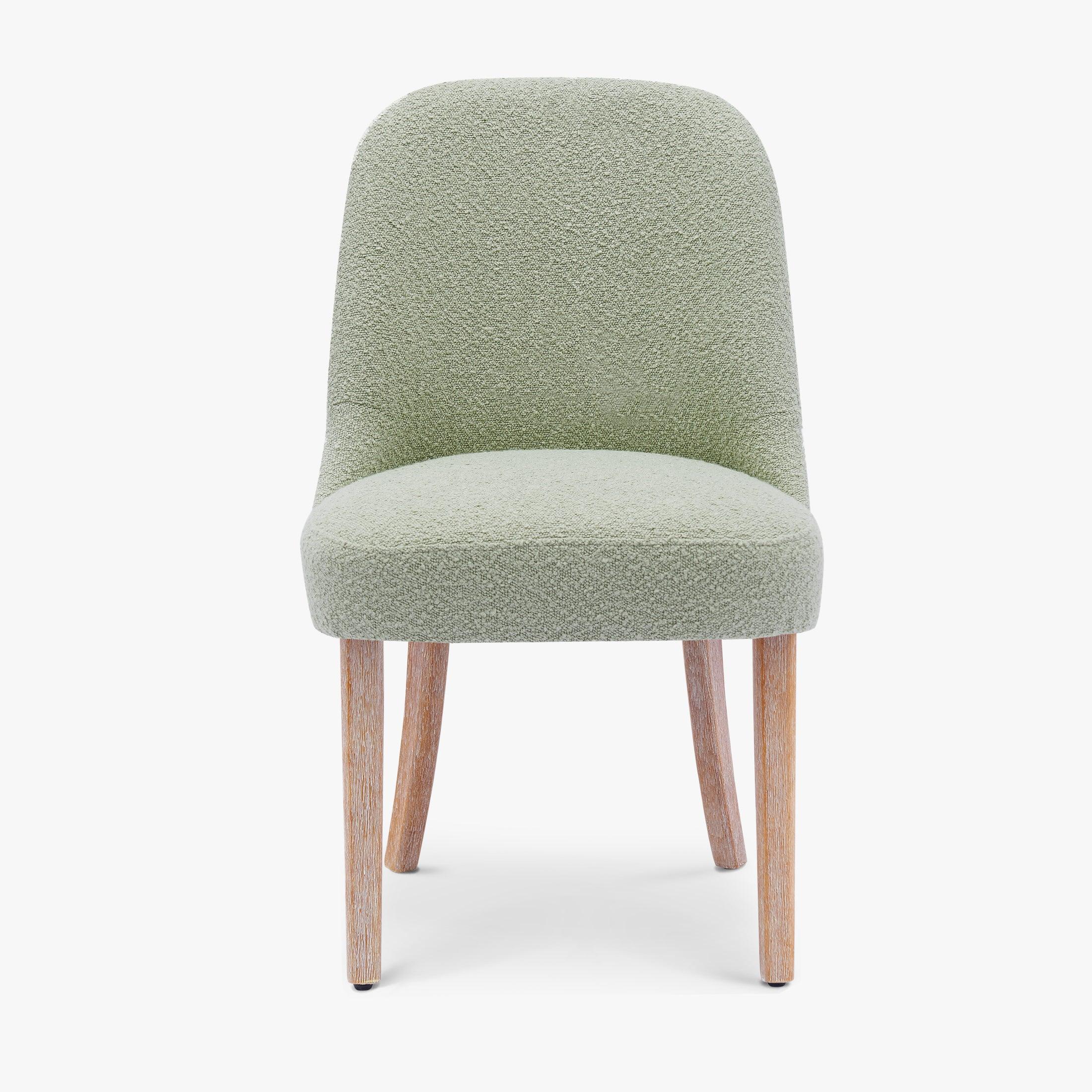 Amélie Mid-Century Modern Upholstered Boucle Dining Chair