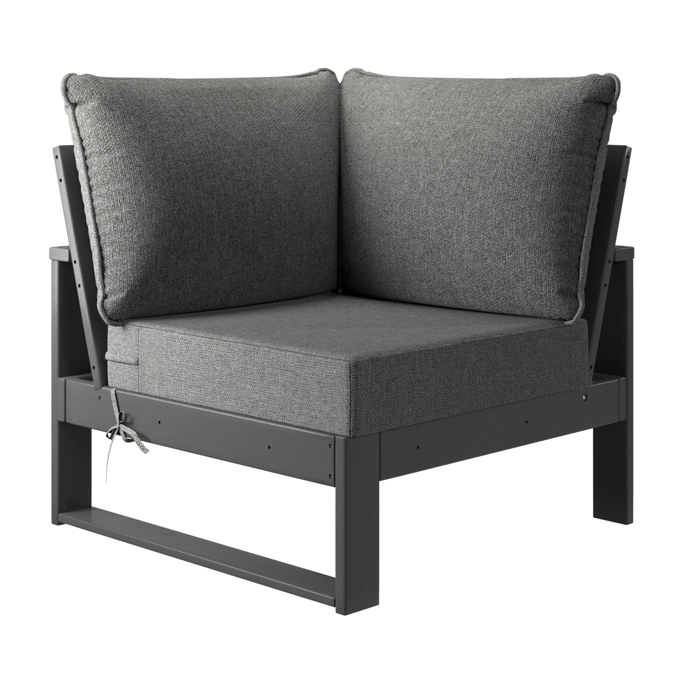 Rockaway 6-Piece Outdoor L-Shaped Patio Corner Sectional Sofa Conversation Set