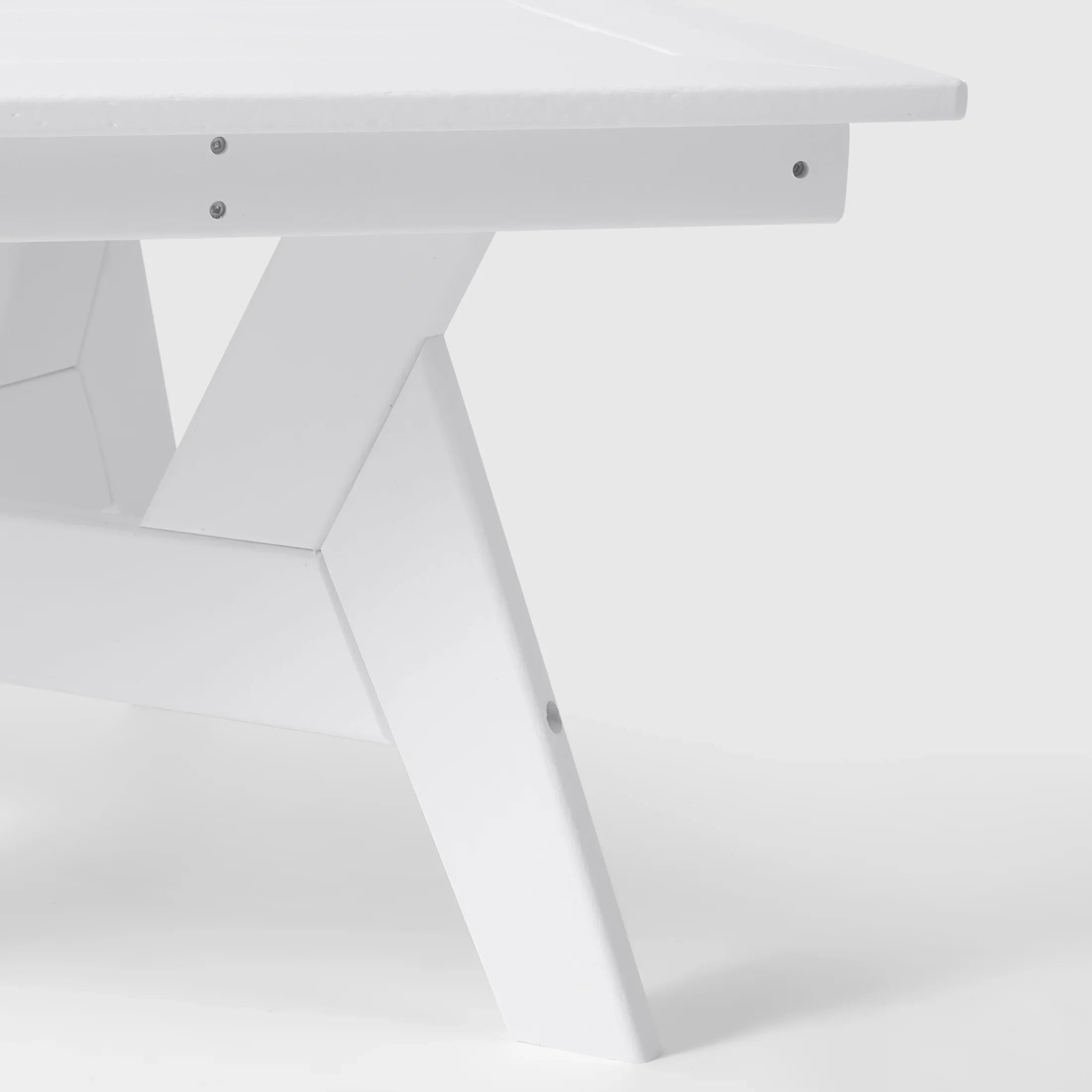 Portsmouth Modern Low Outdoor Patio Square HDPE Coffee Table